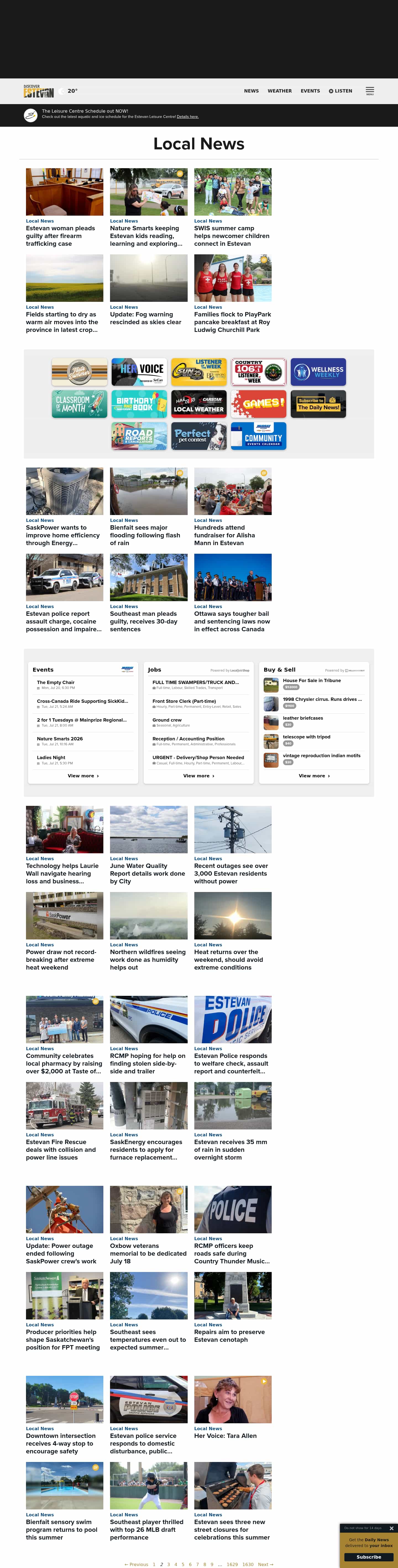 Latest website image capture