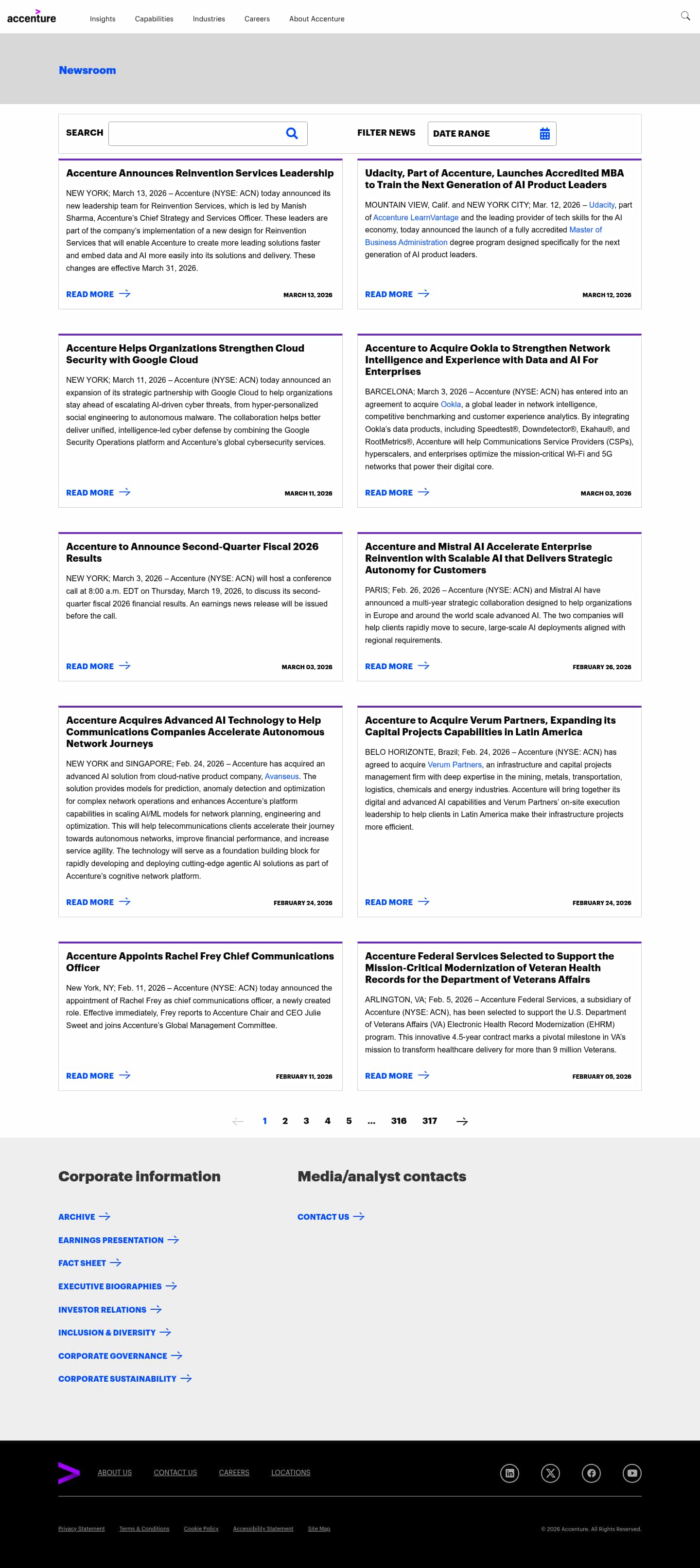 Latest website image capture