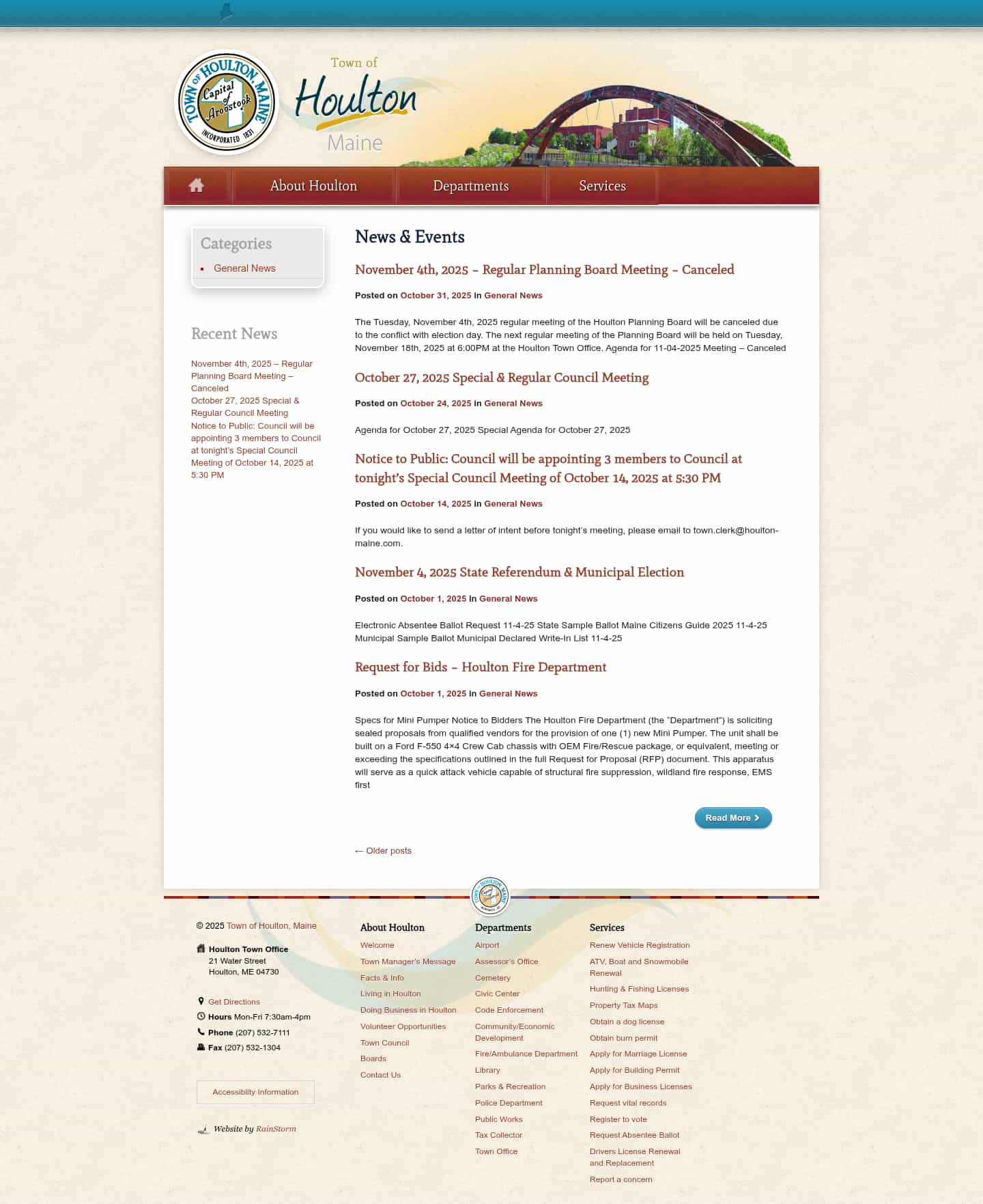 Latest website image capture