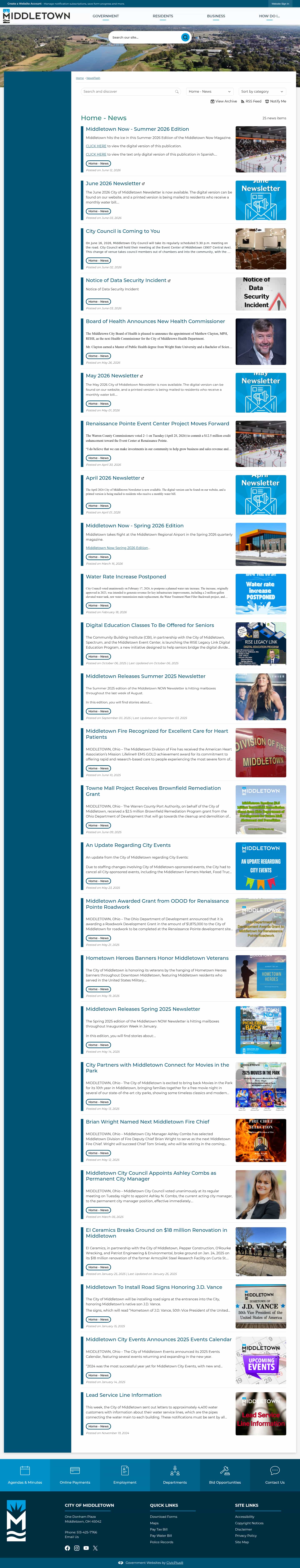 Latest website image capture