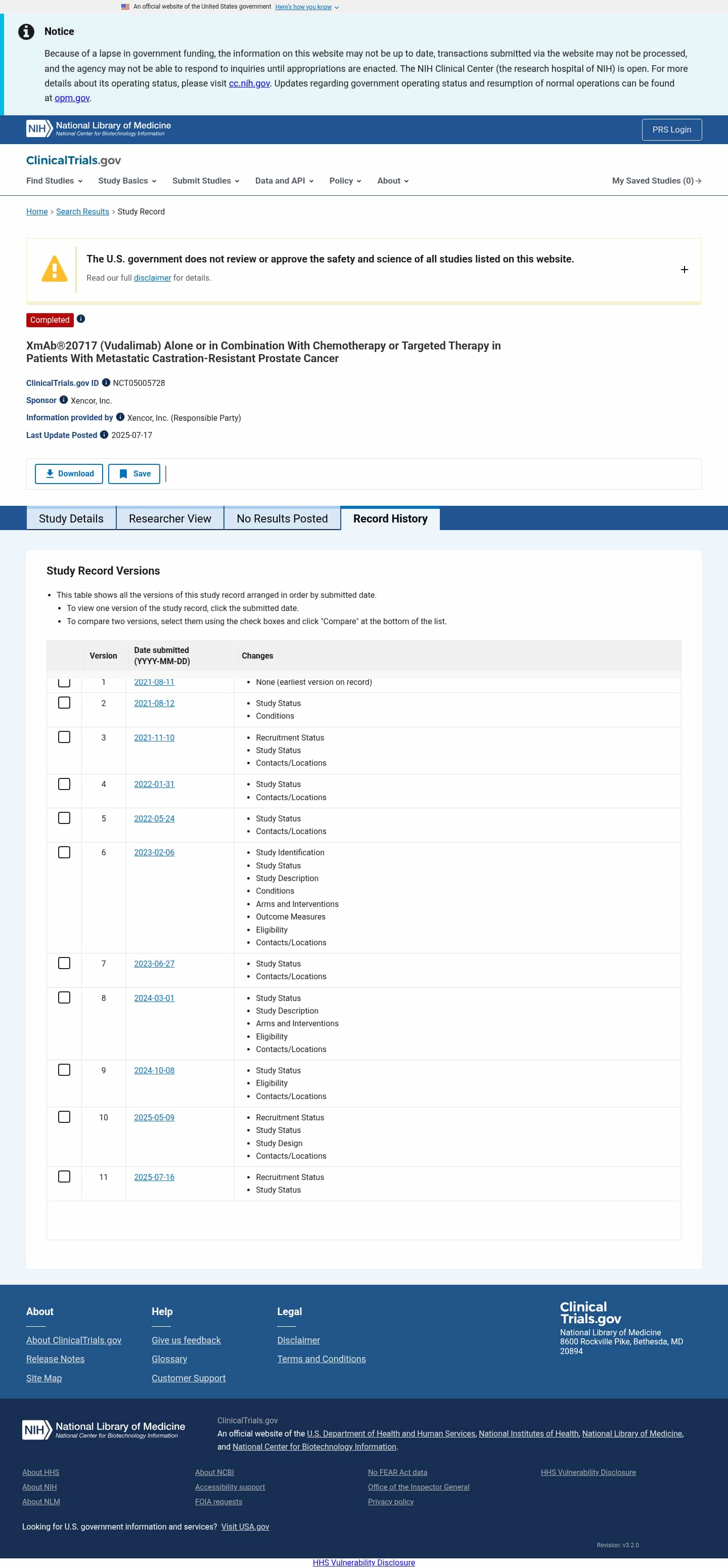 Latest website image capture