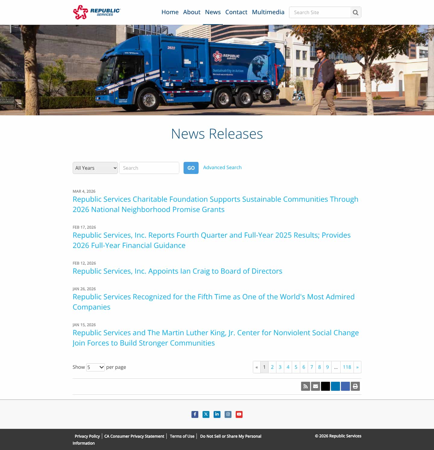 Latest website image capture