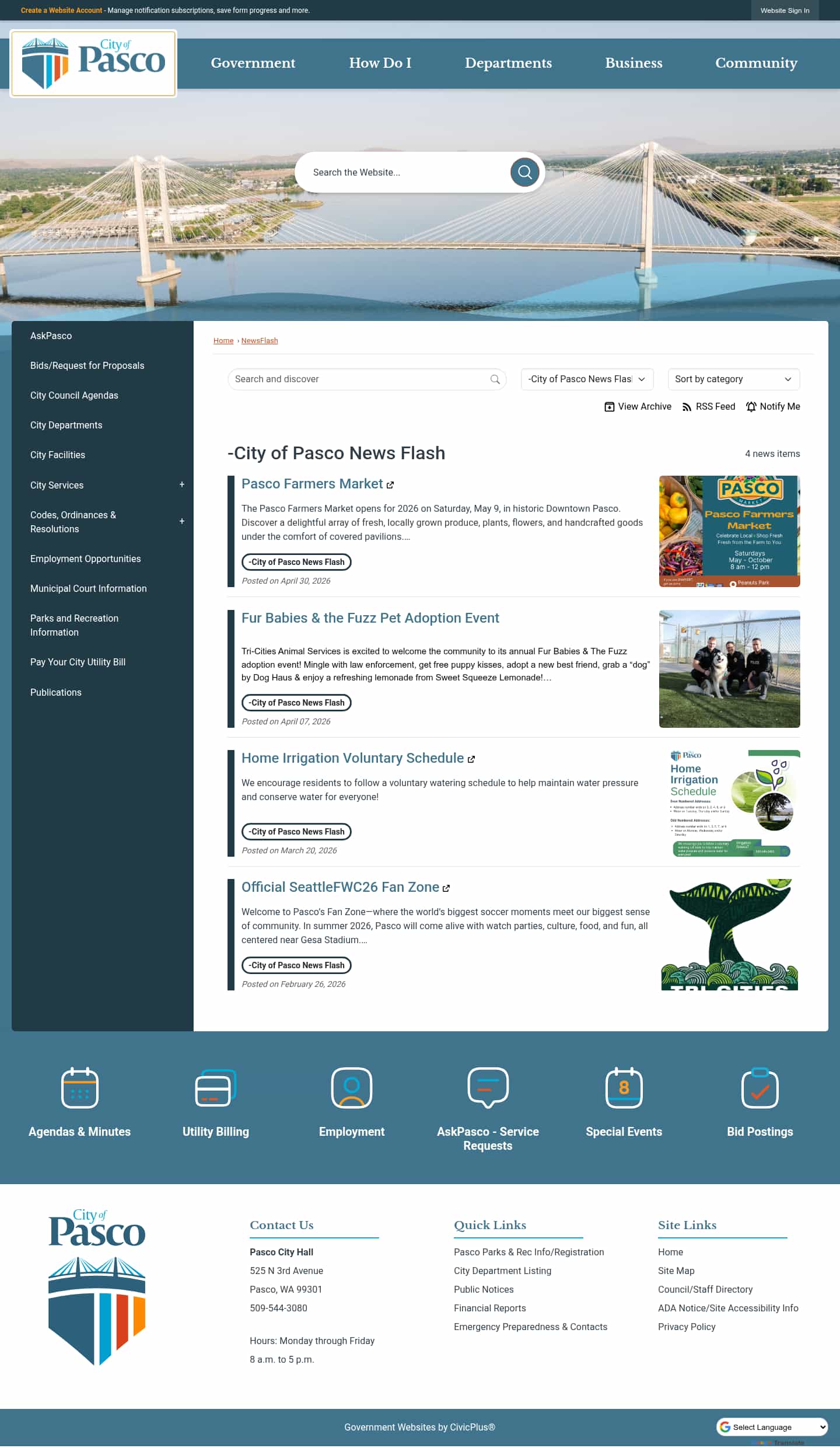 Latest website image capture