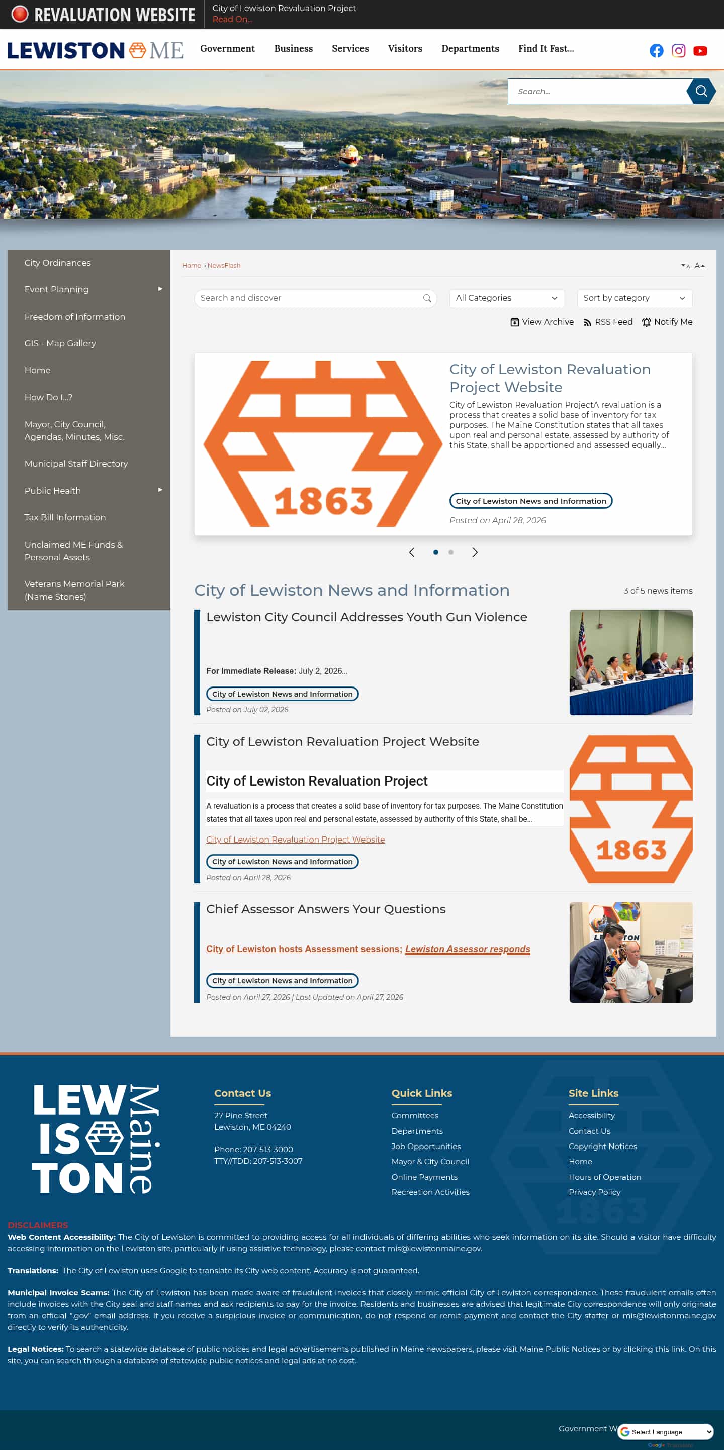 Latest website image capture