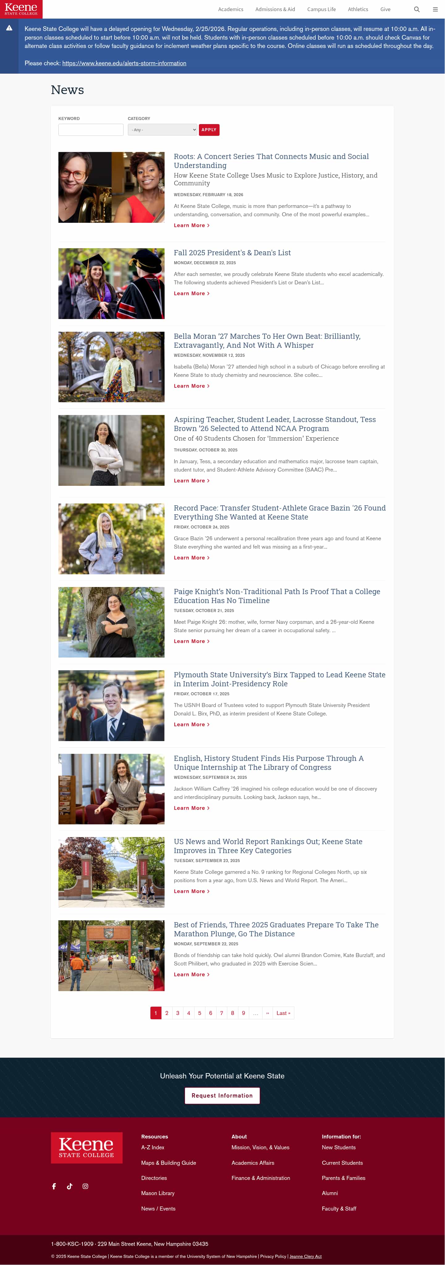 Latest website image capture