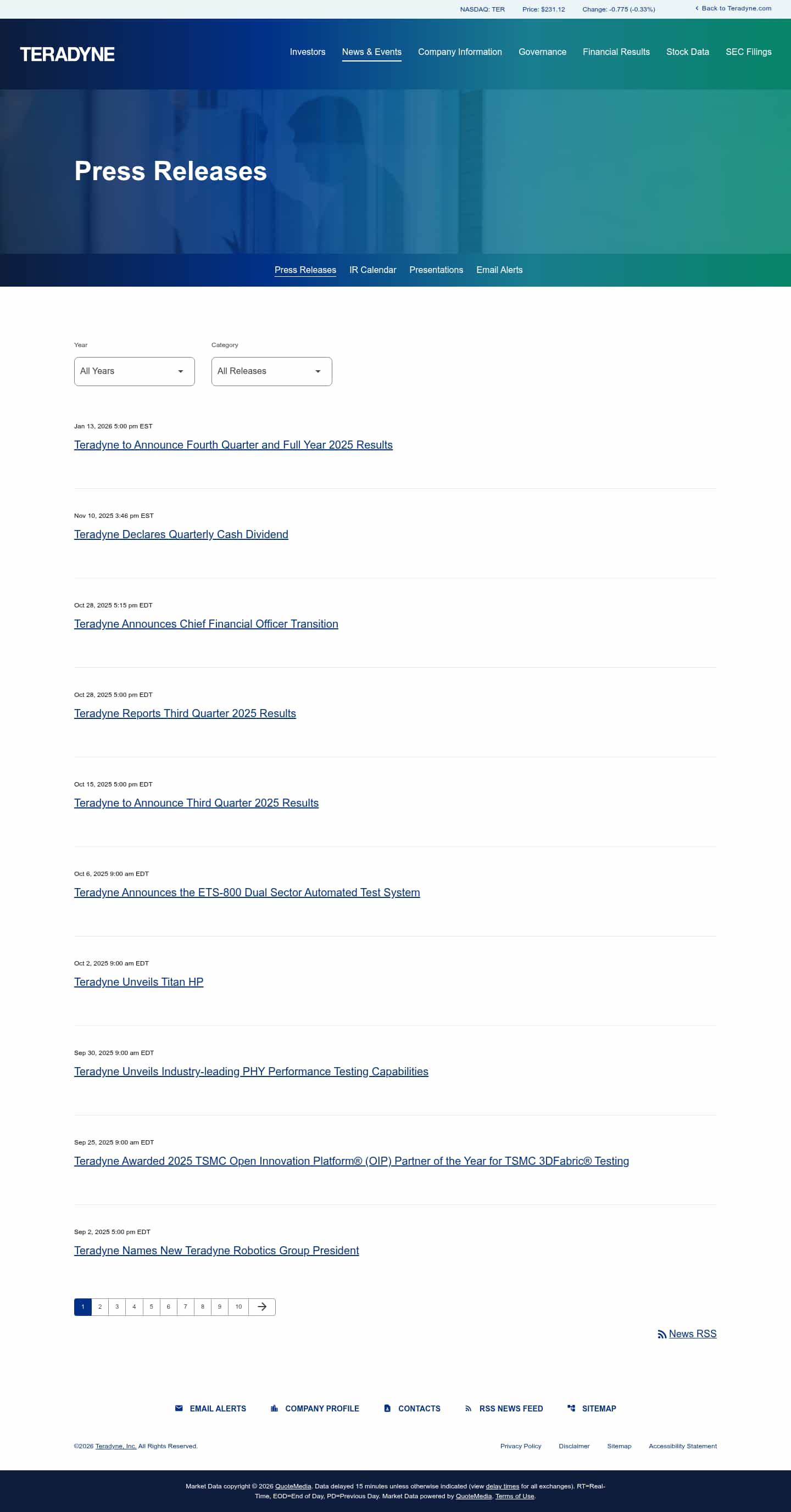 Latest website image capture