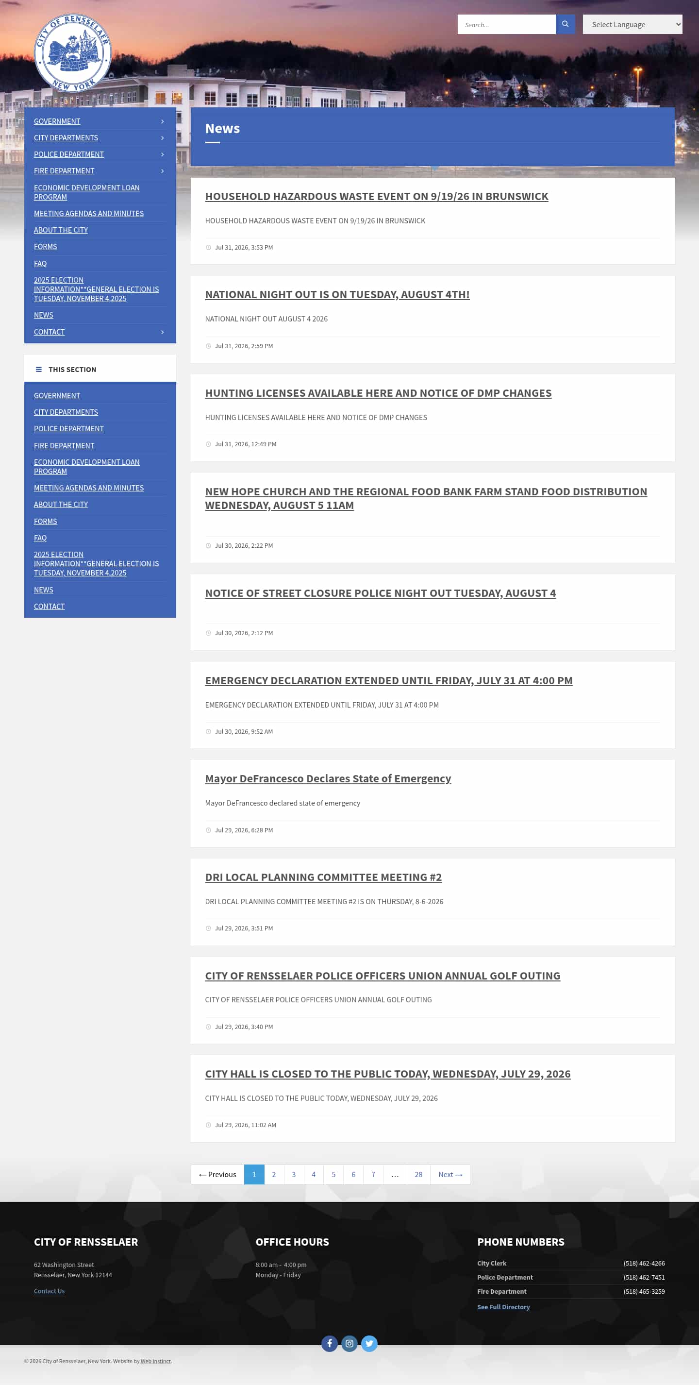 Latest website image capture