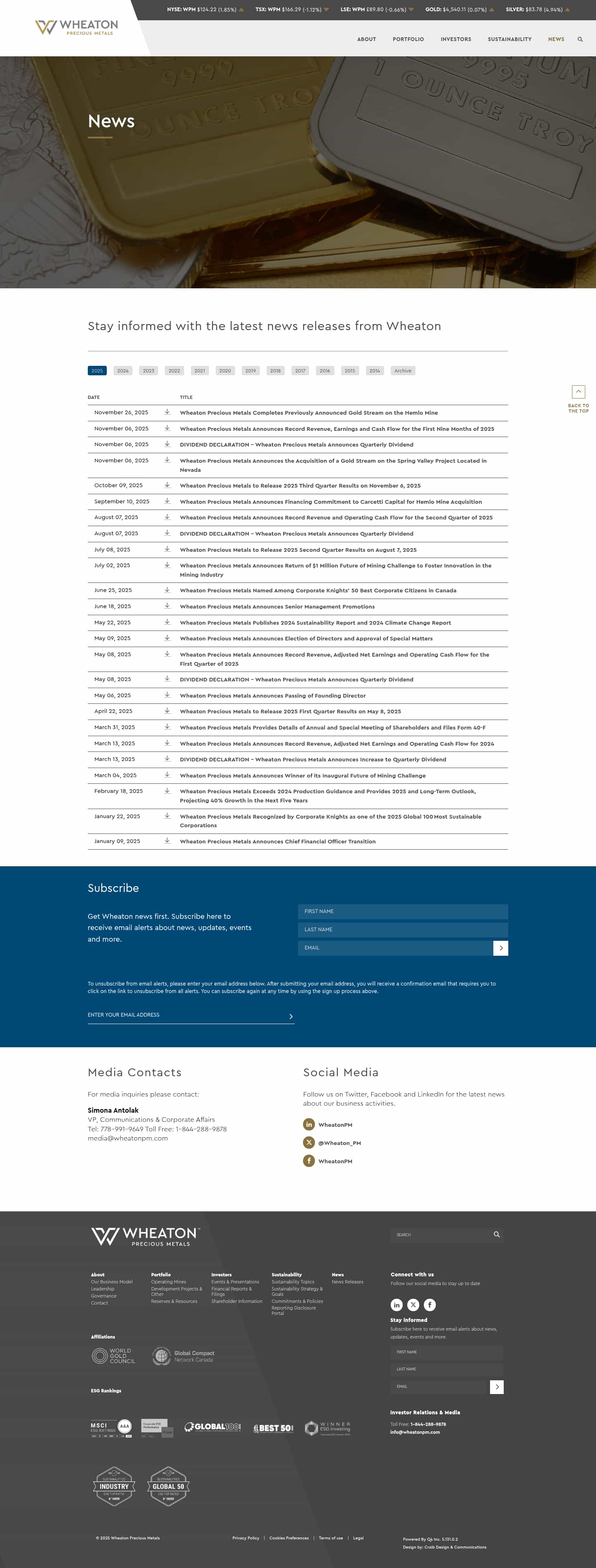 Latest website image capture