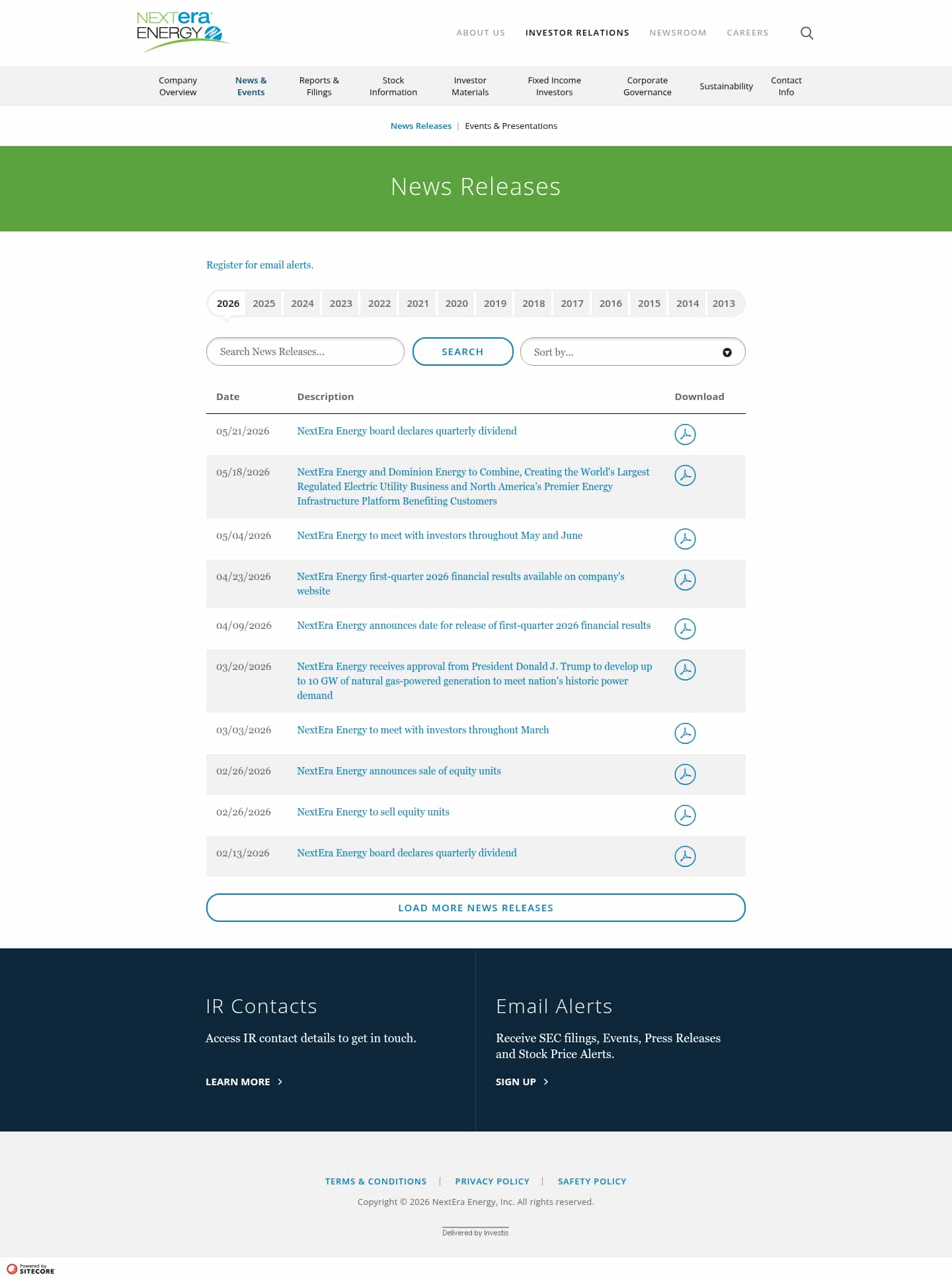 Latest website image capture