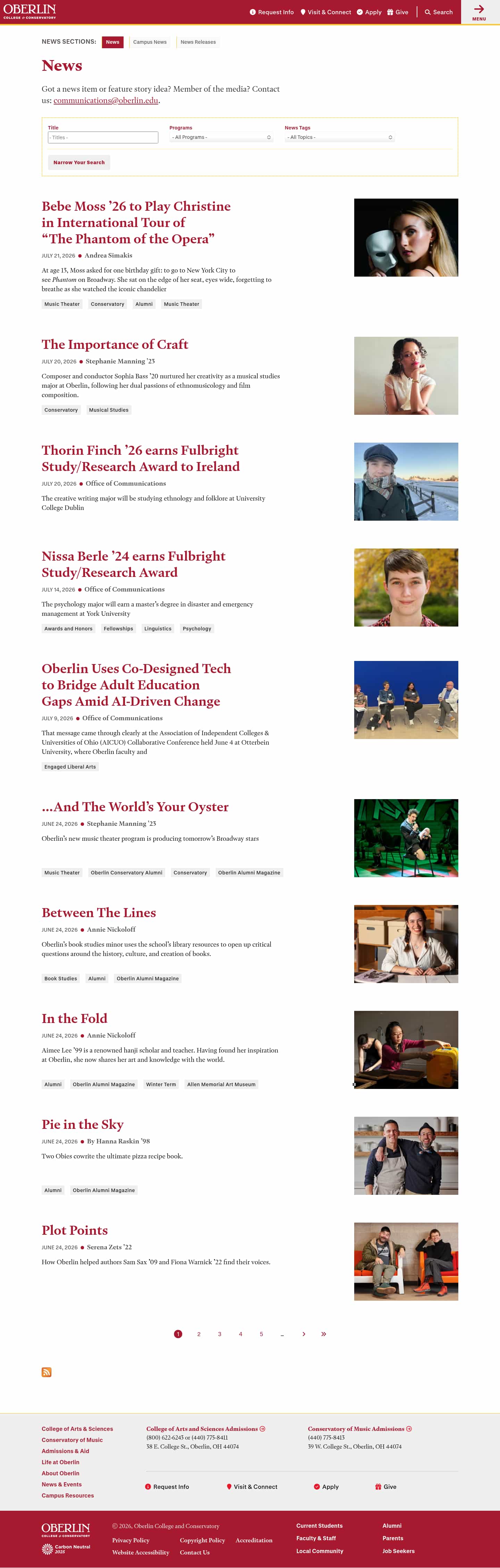 Latest website image capture