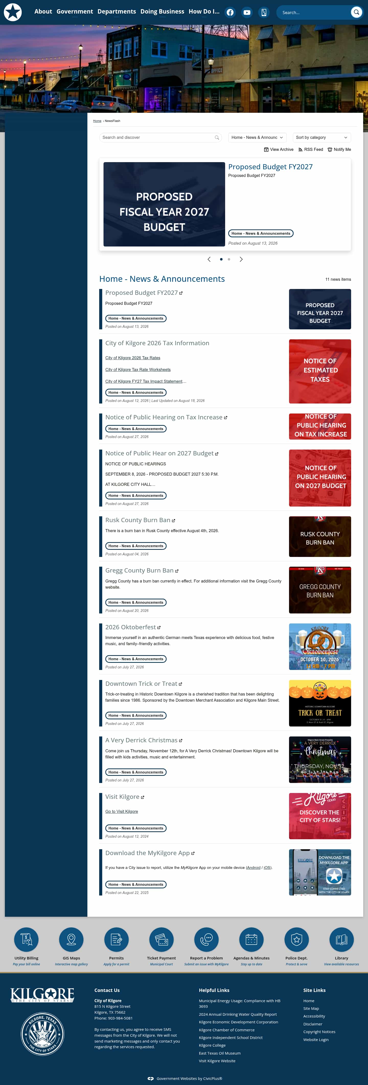 Latest website image capture