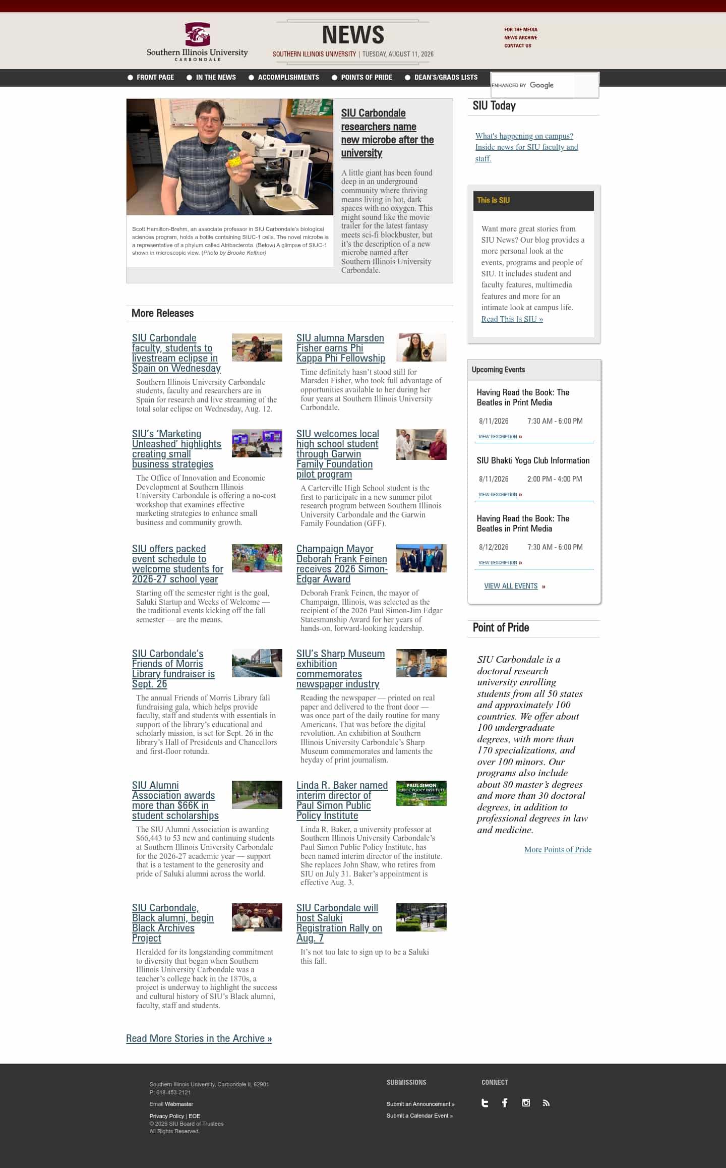 Latest website image capture