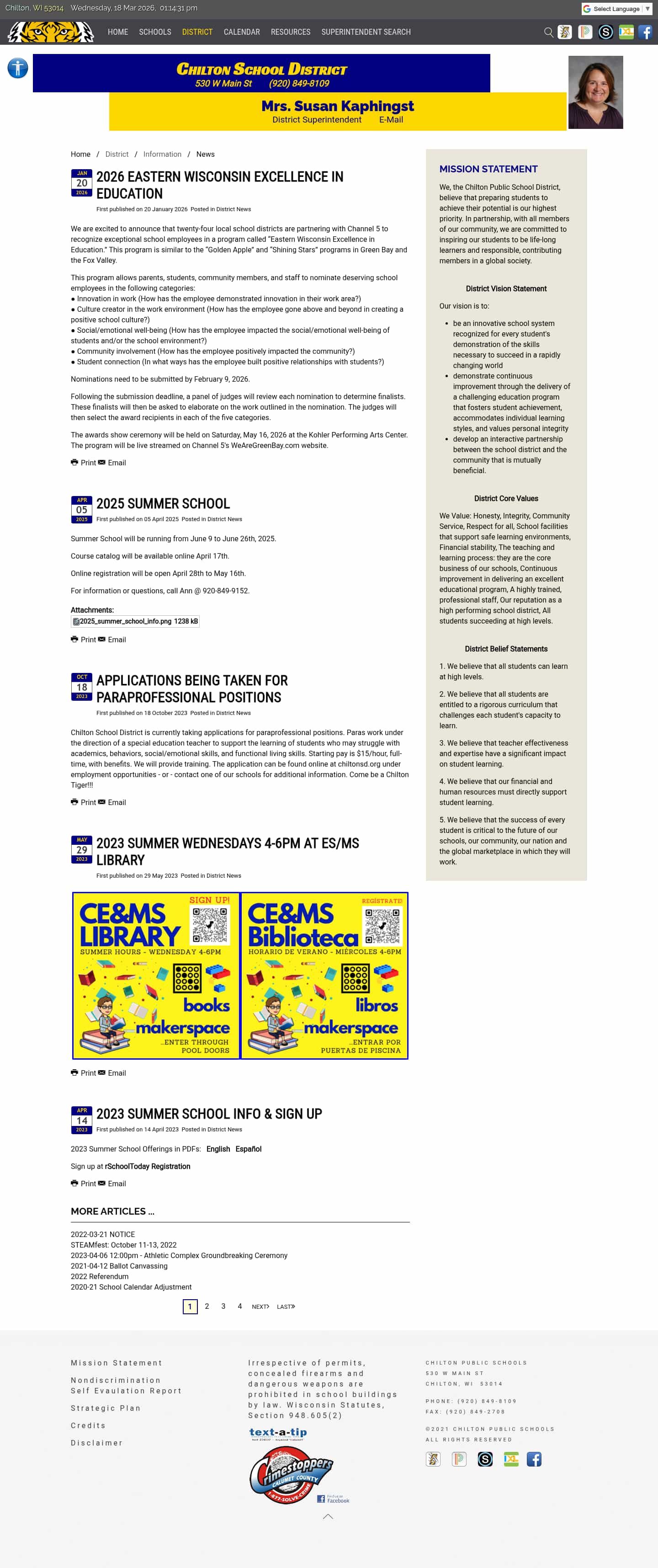 Latest website image capture