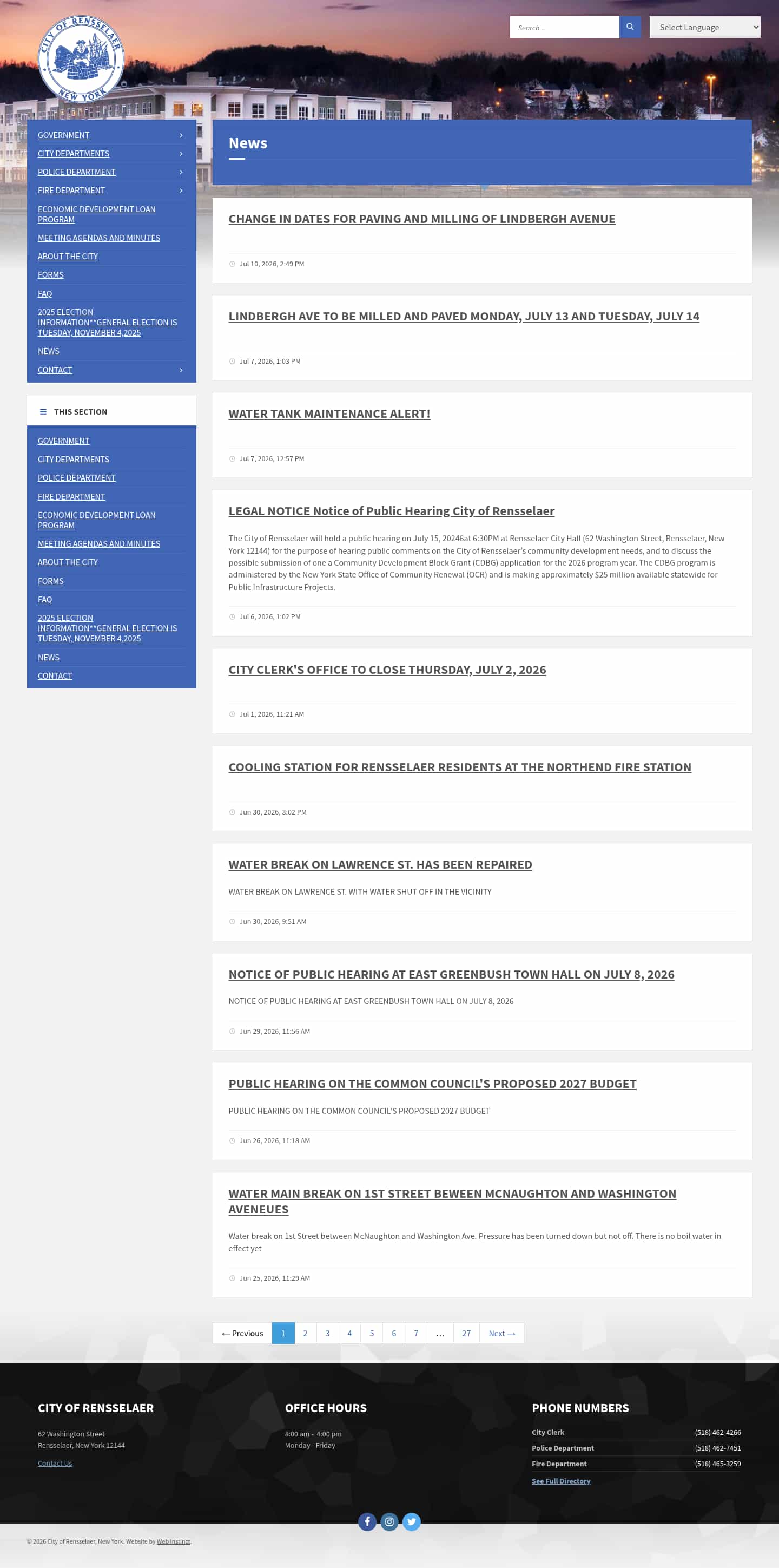 Latest website image capture