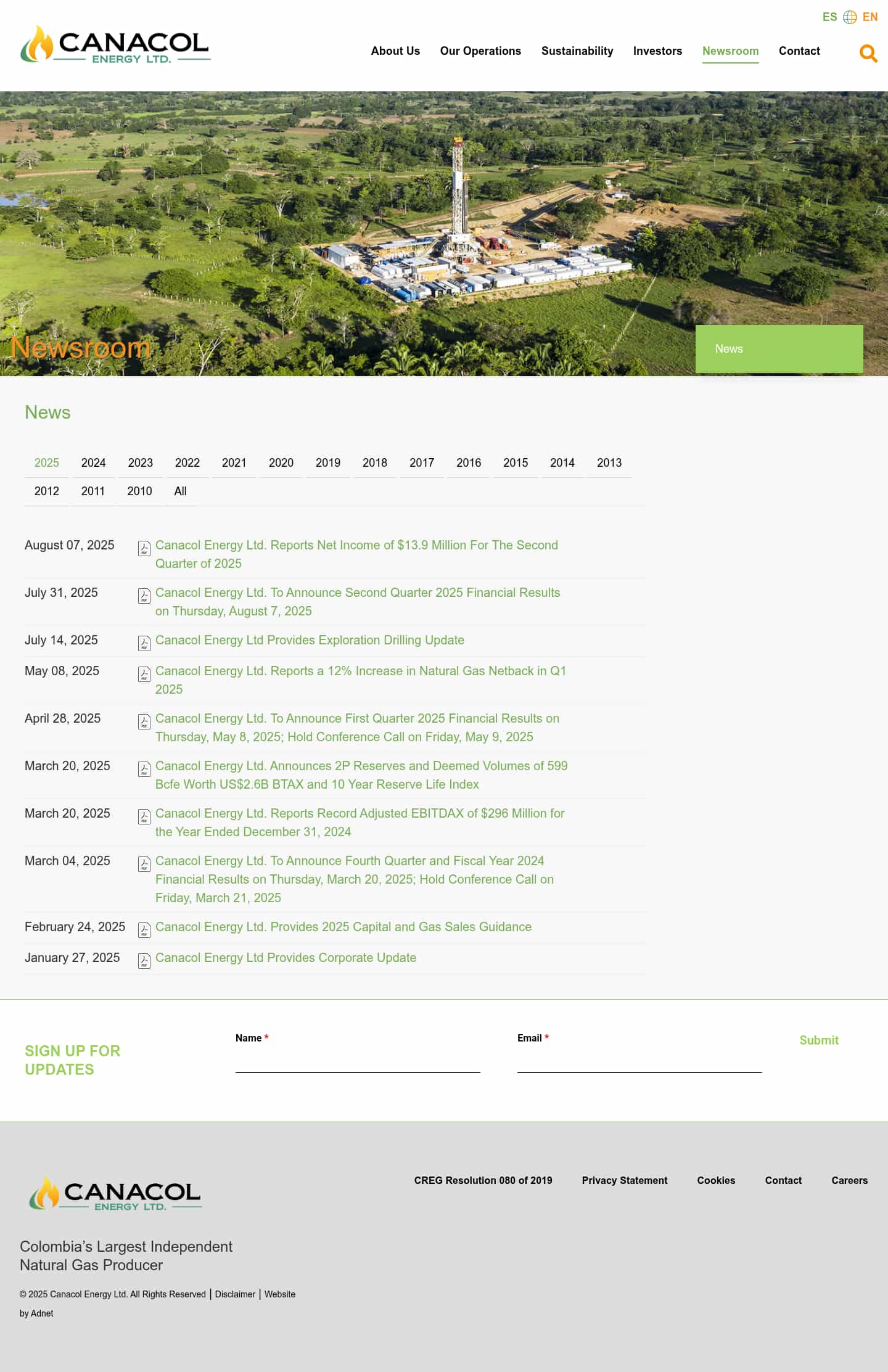 Latest website image capture