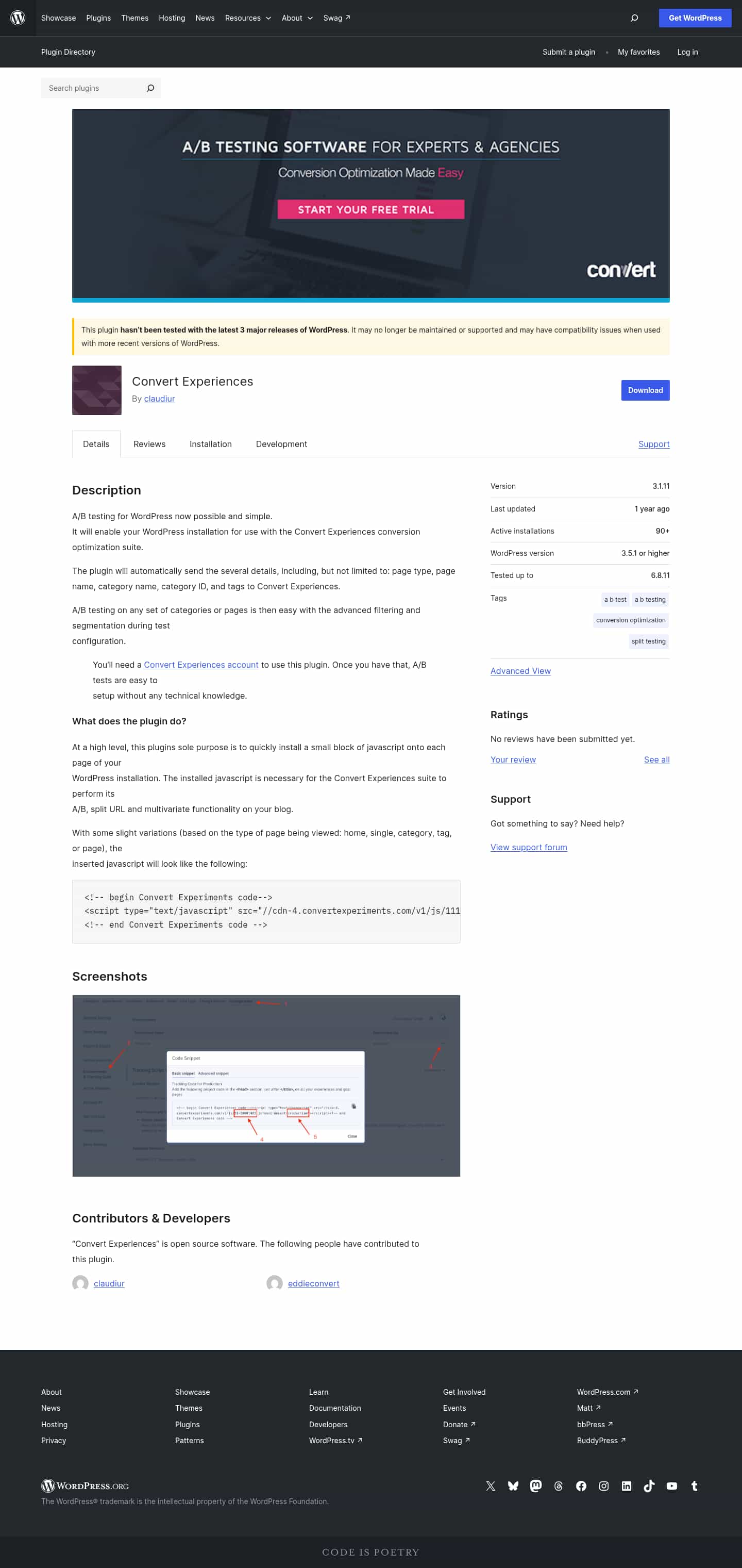 Latest website image capture