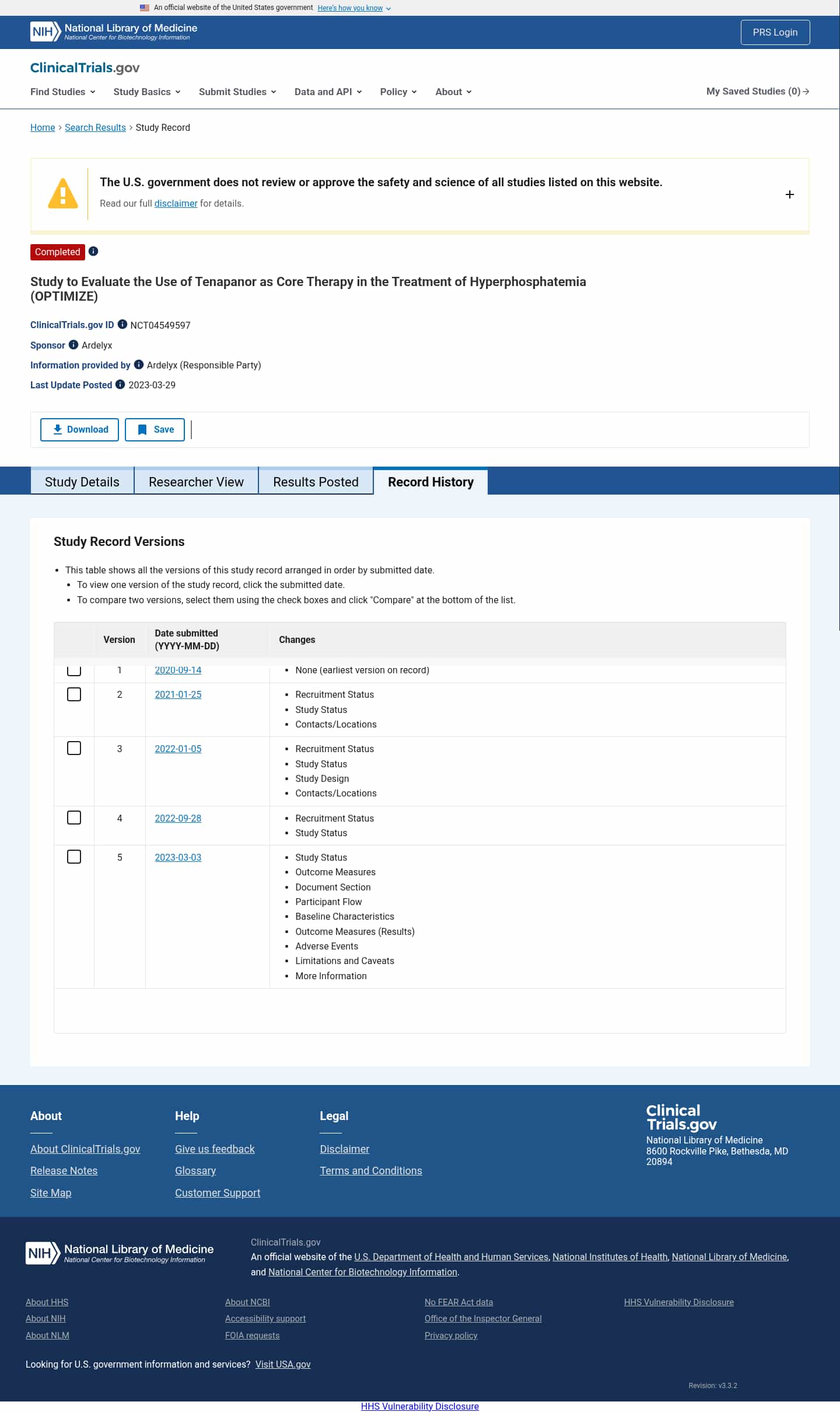Latest website image capture