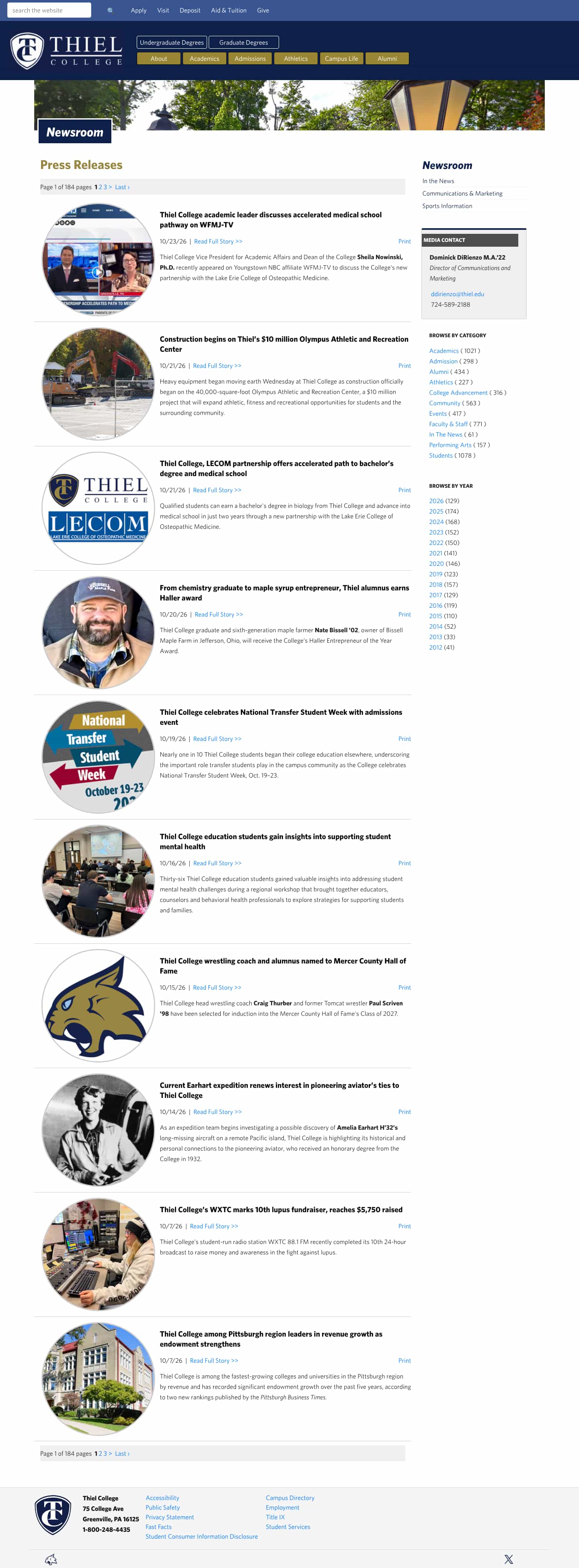 Latest website image capture
