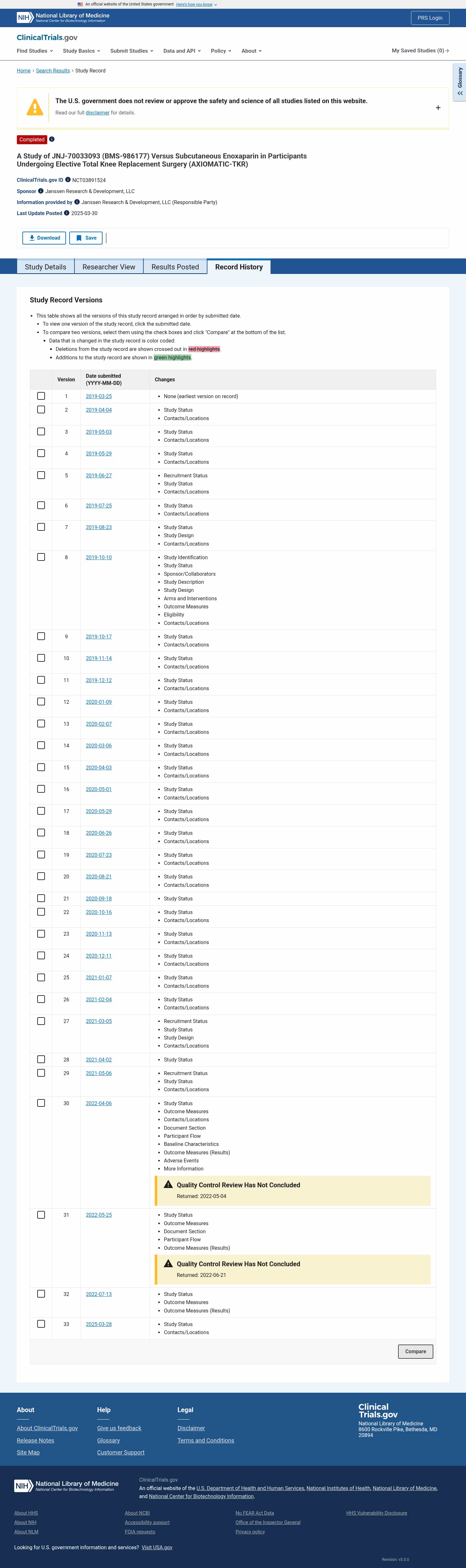 Latest website image capture