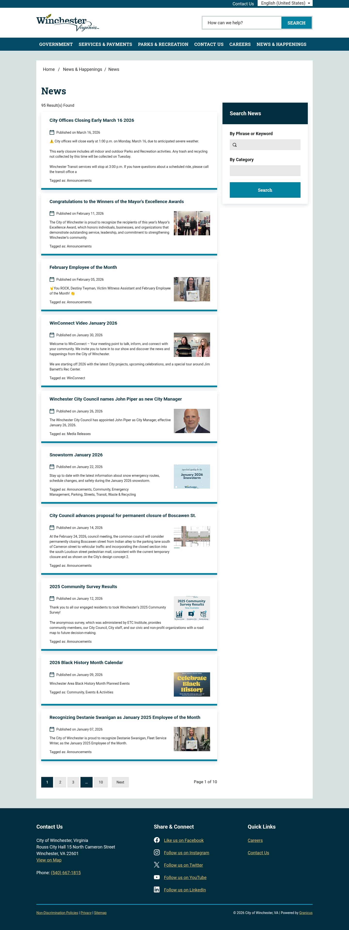 Latest website image capture