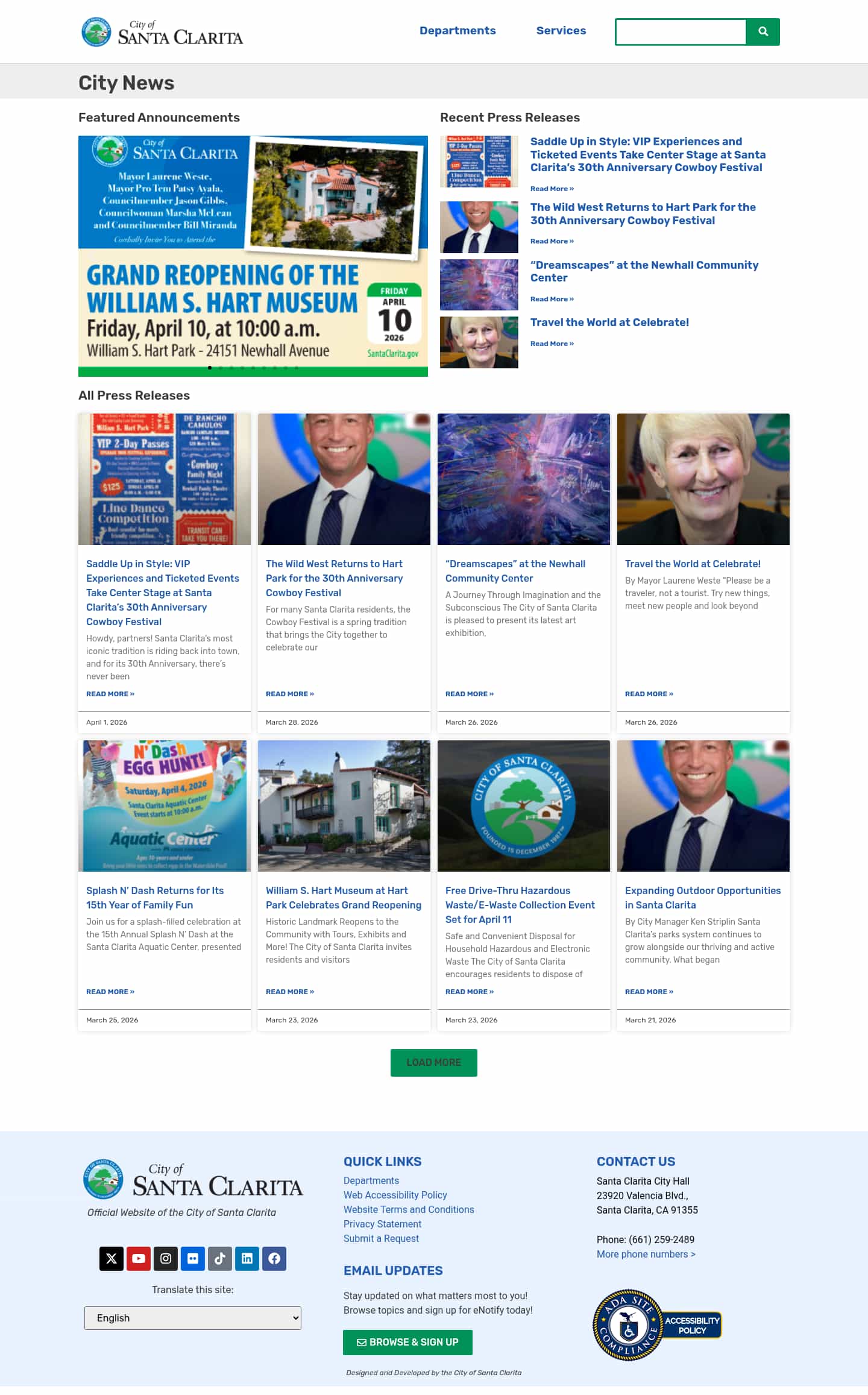 Latest website image capture