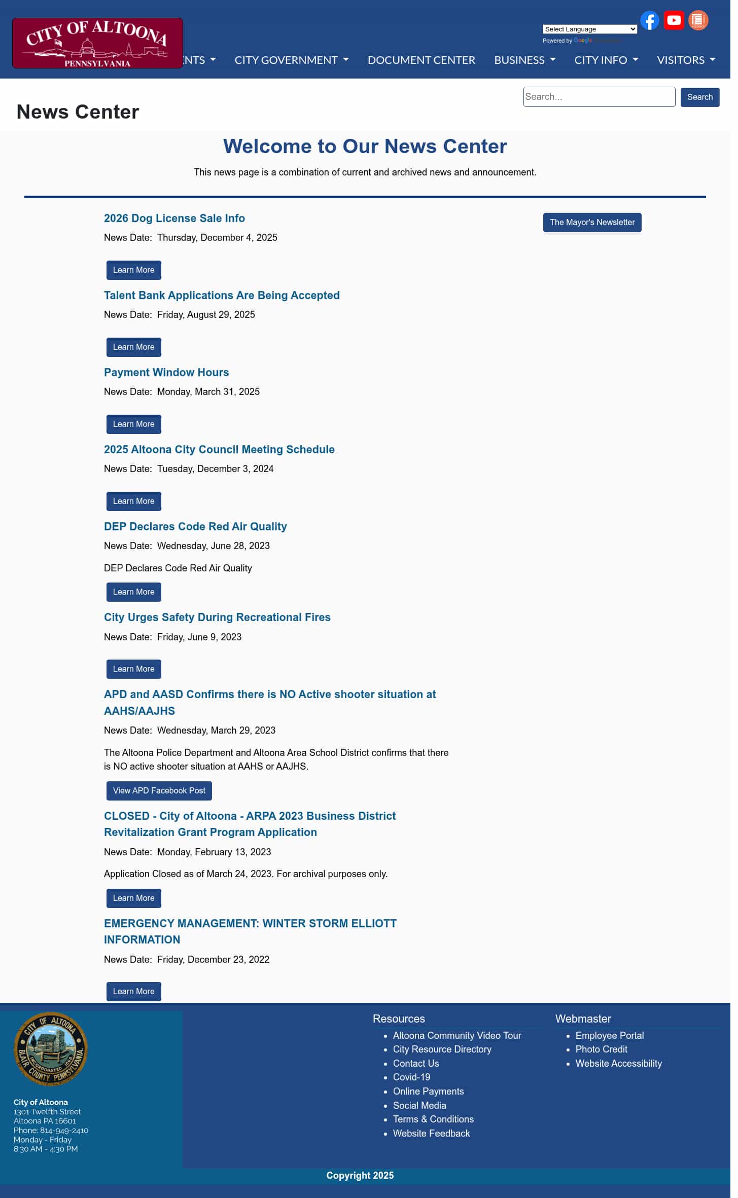 Latest website image capture