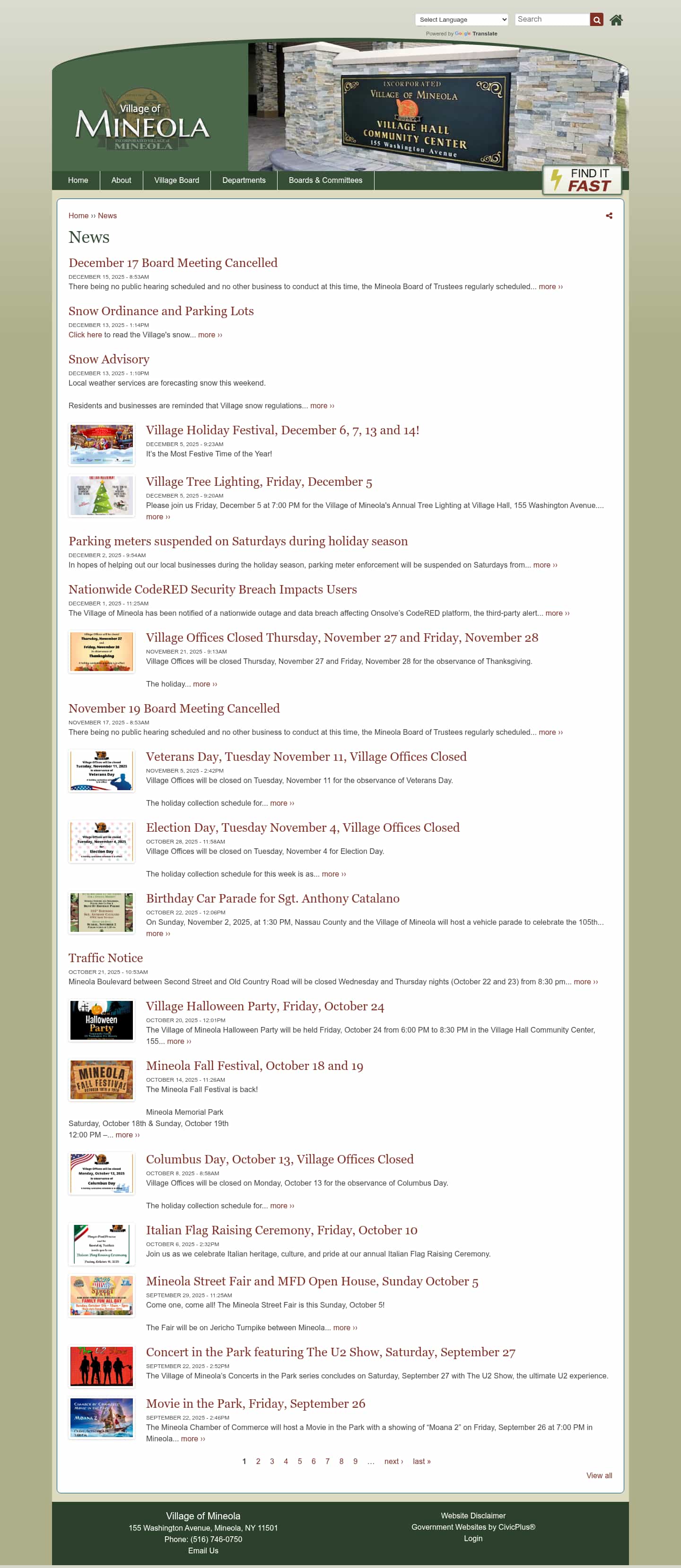 Latest website image capture