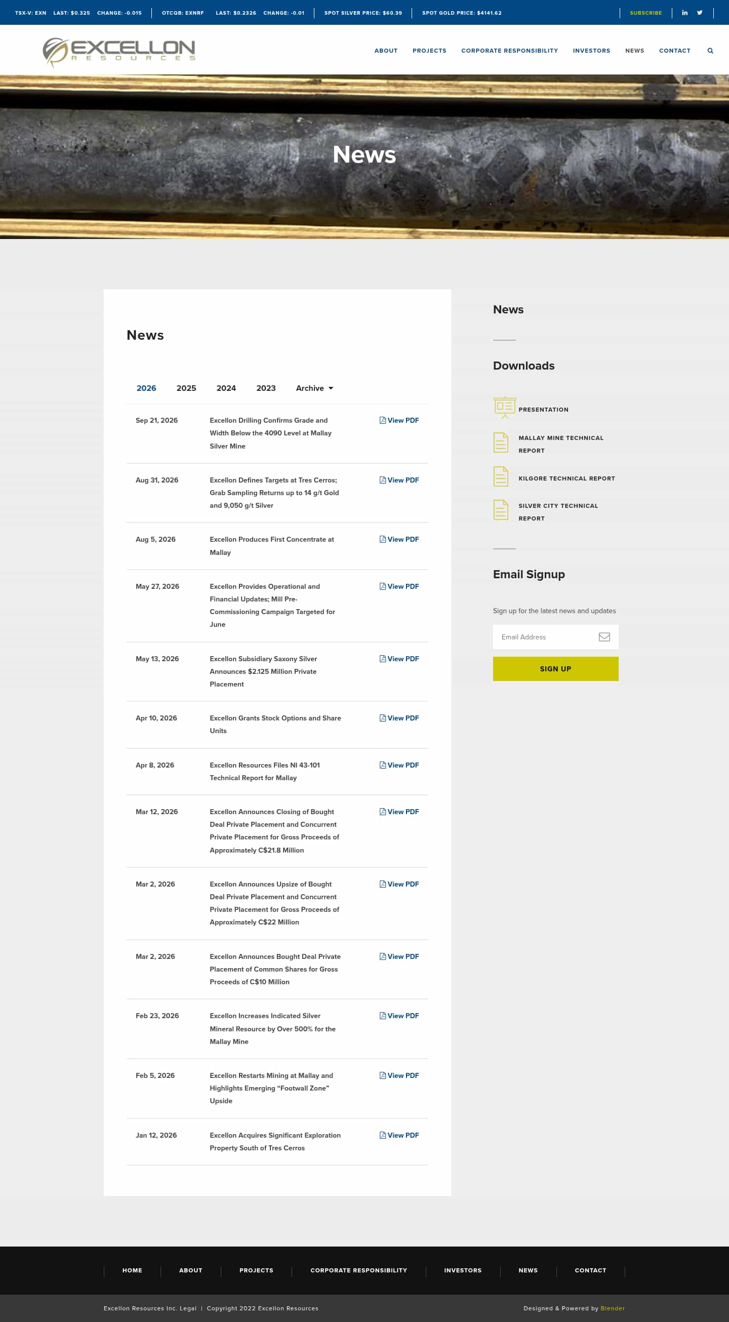 Latest website image capture