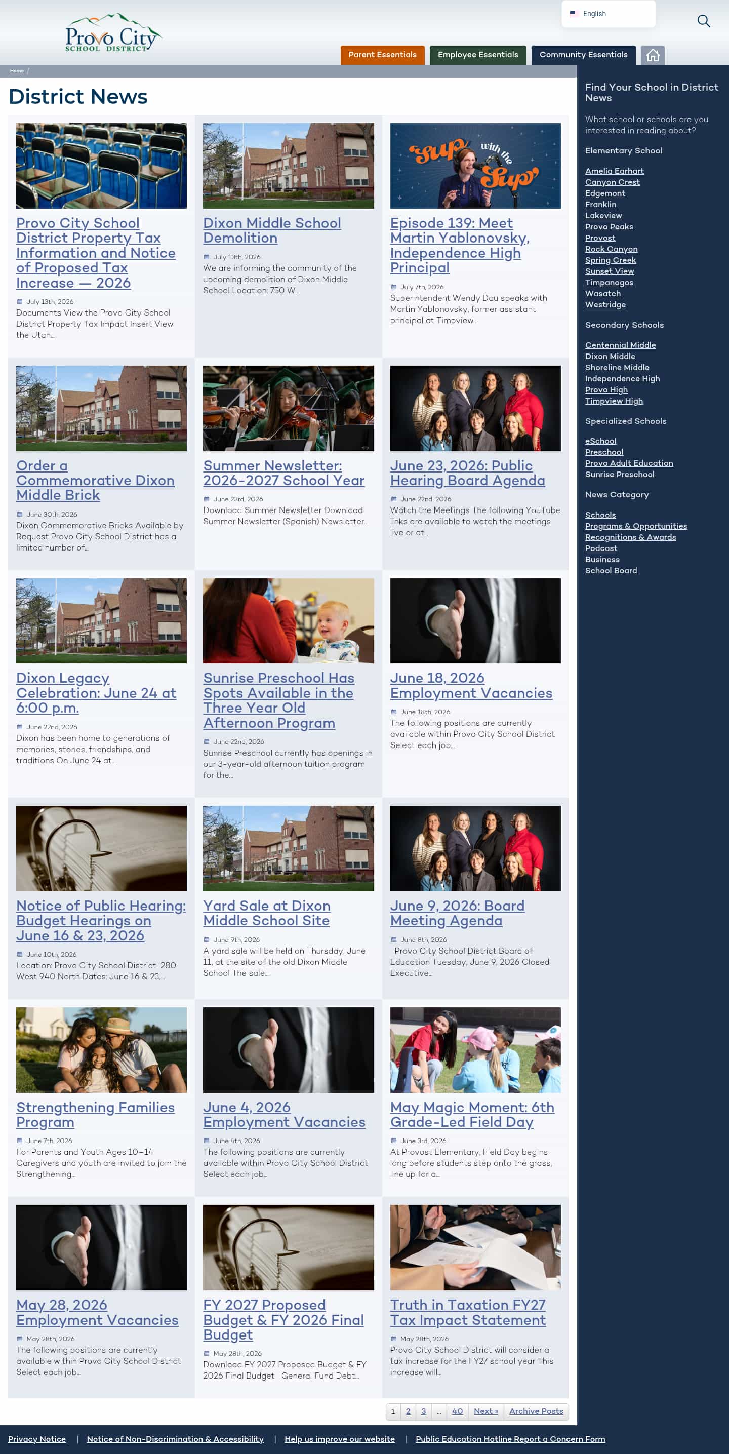 Latest website image capture
