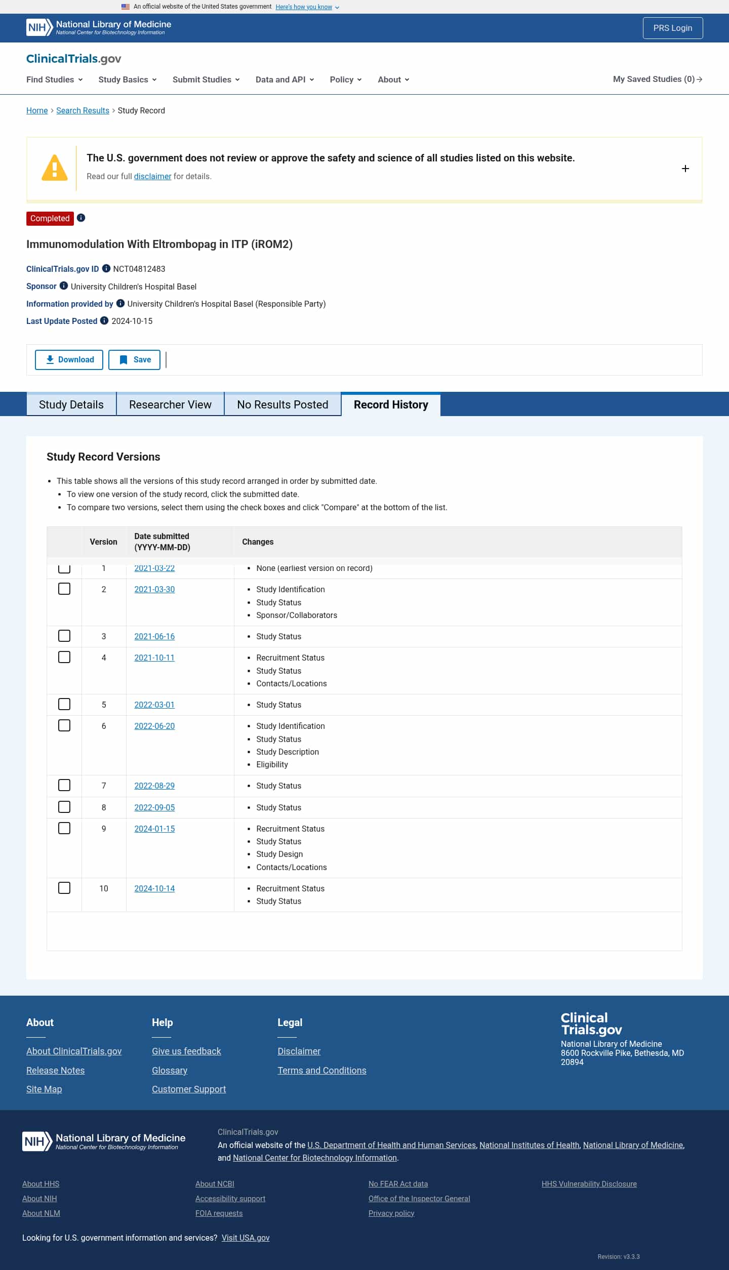 Latest website image capture