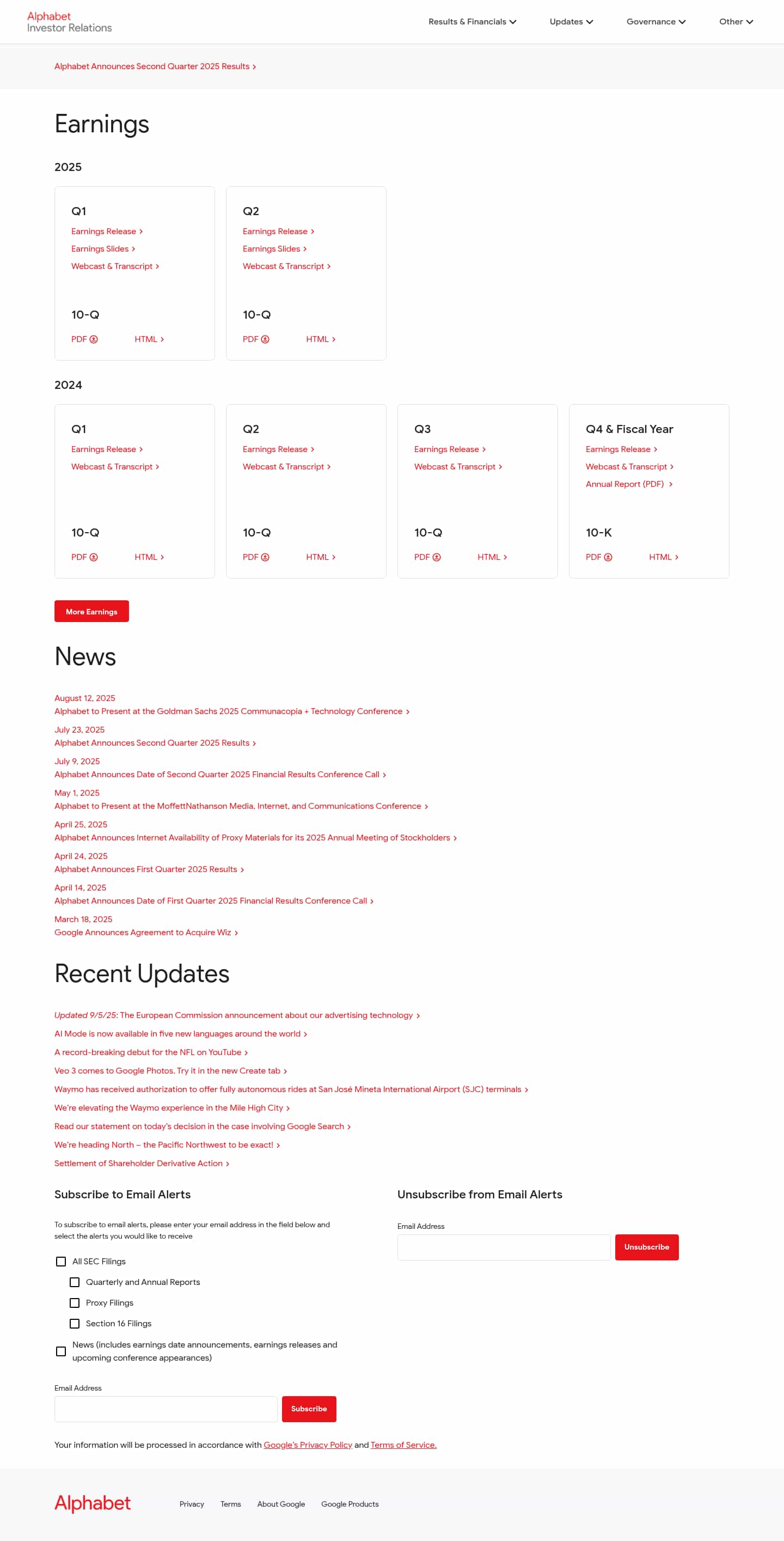 Latest website image capture