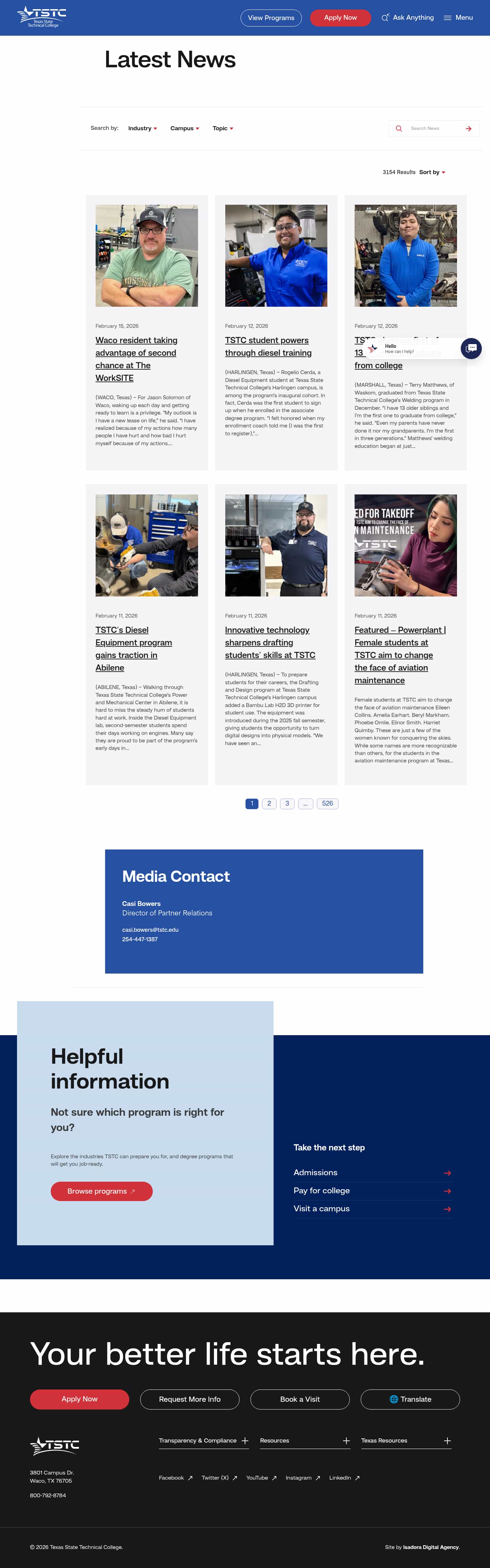 Latest website image capture