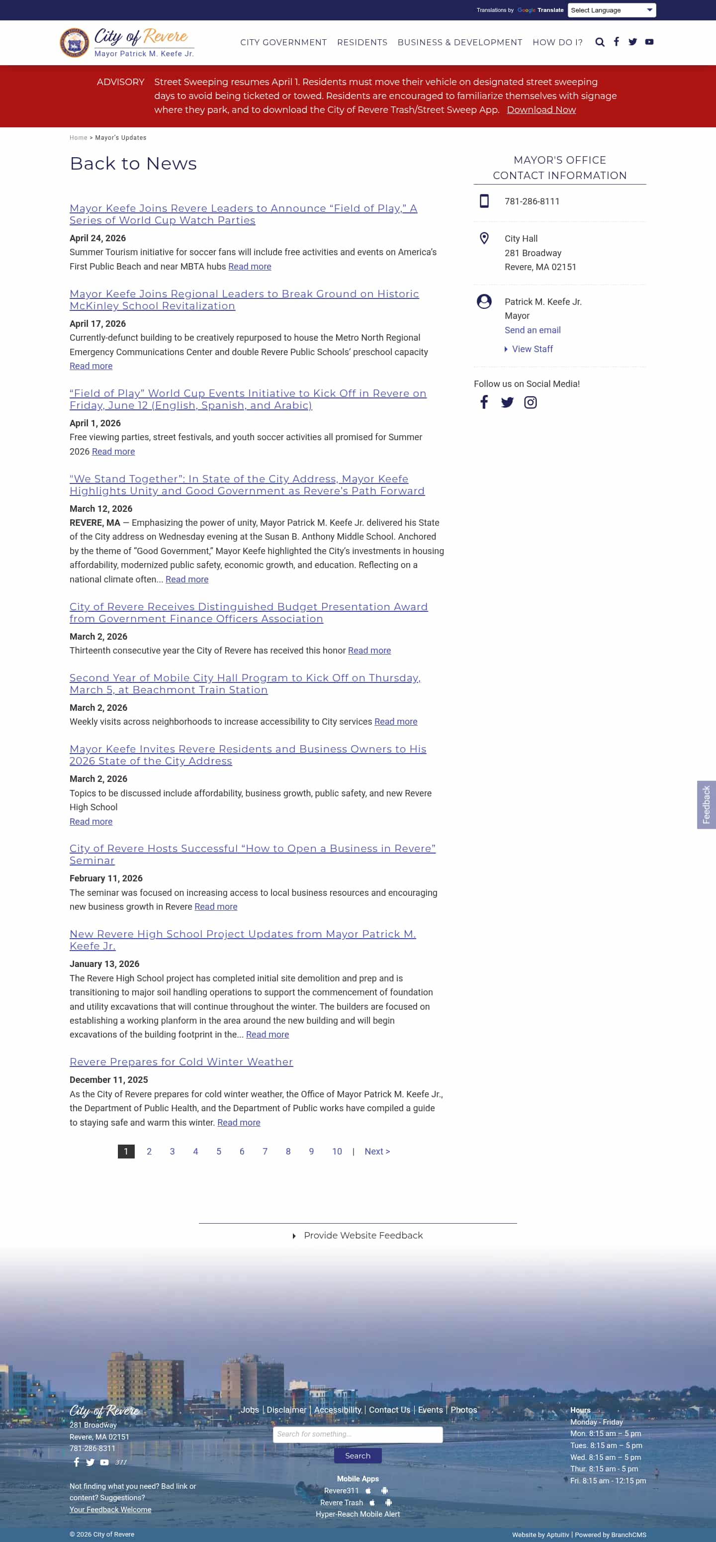 Latest website image capture