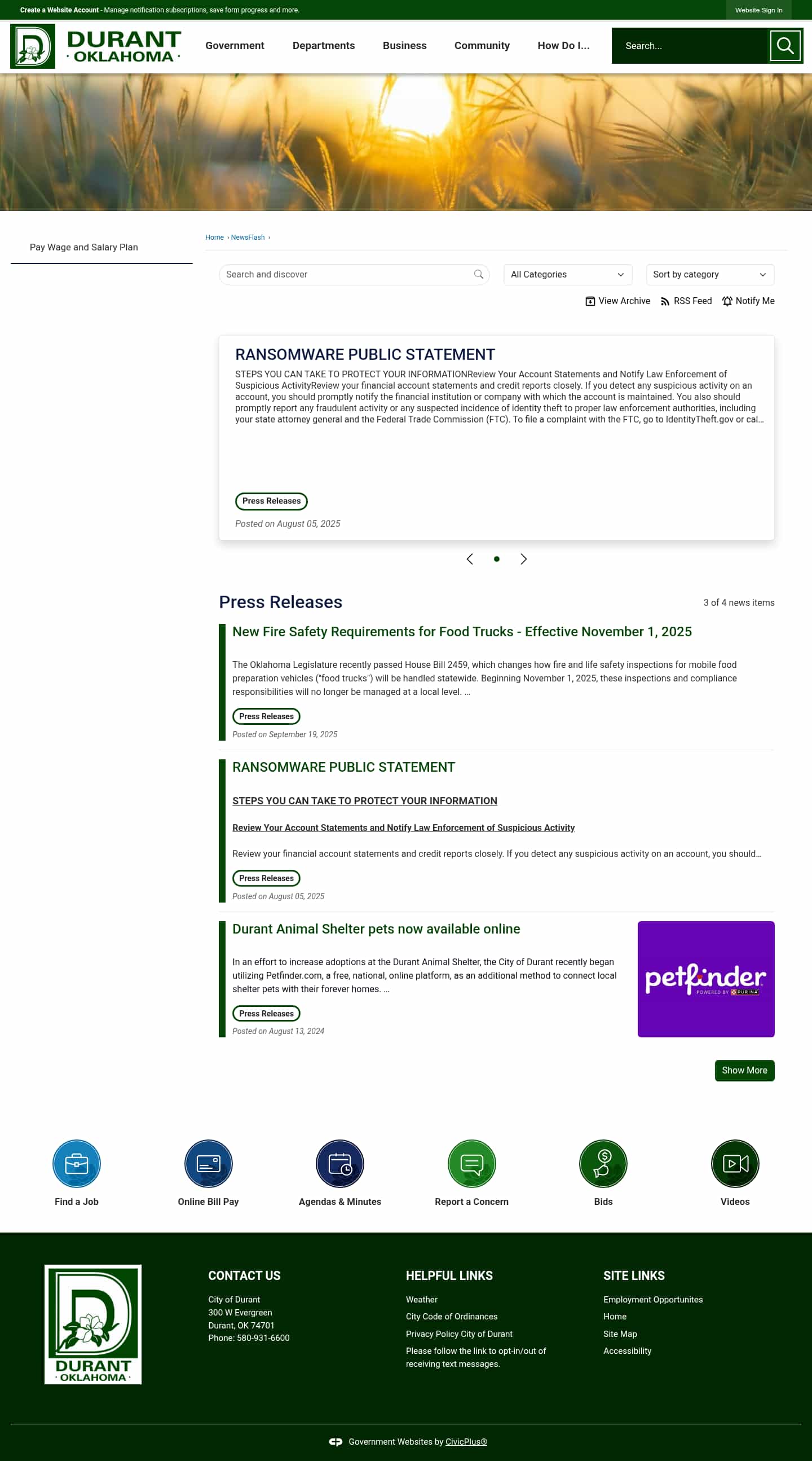 Latest website image capture