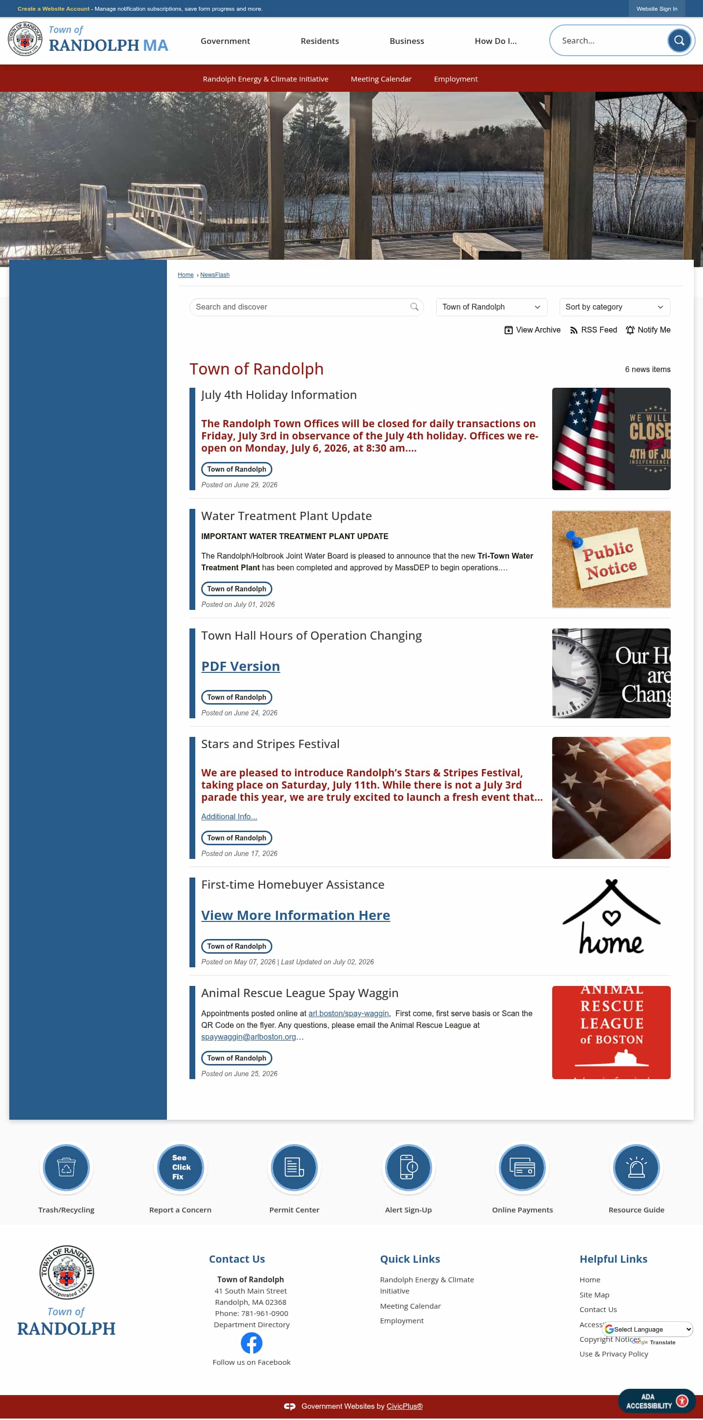 Latest website image capture
