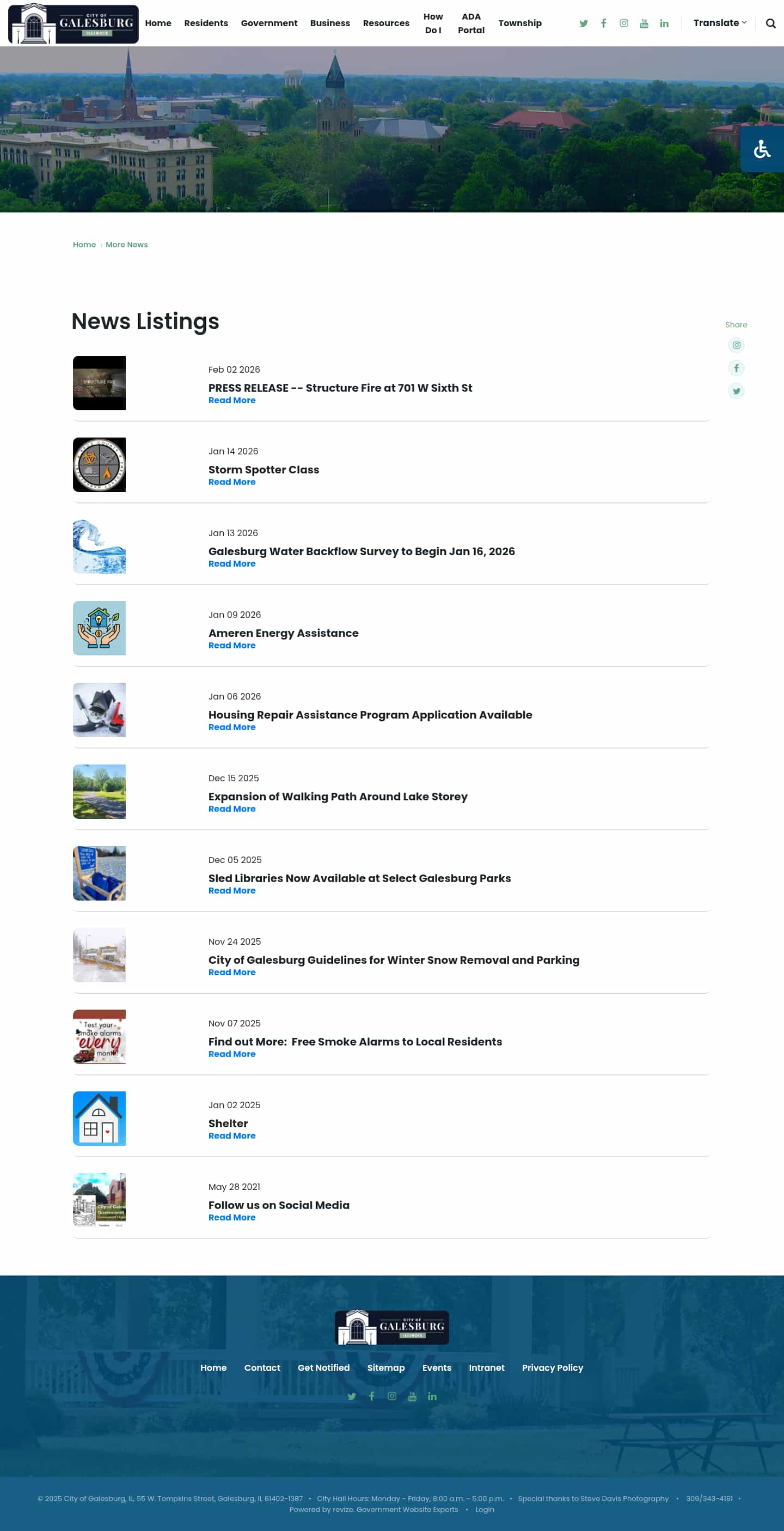 Latest website image capture