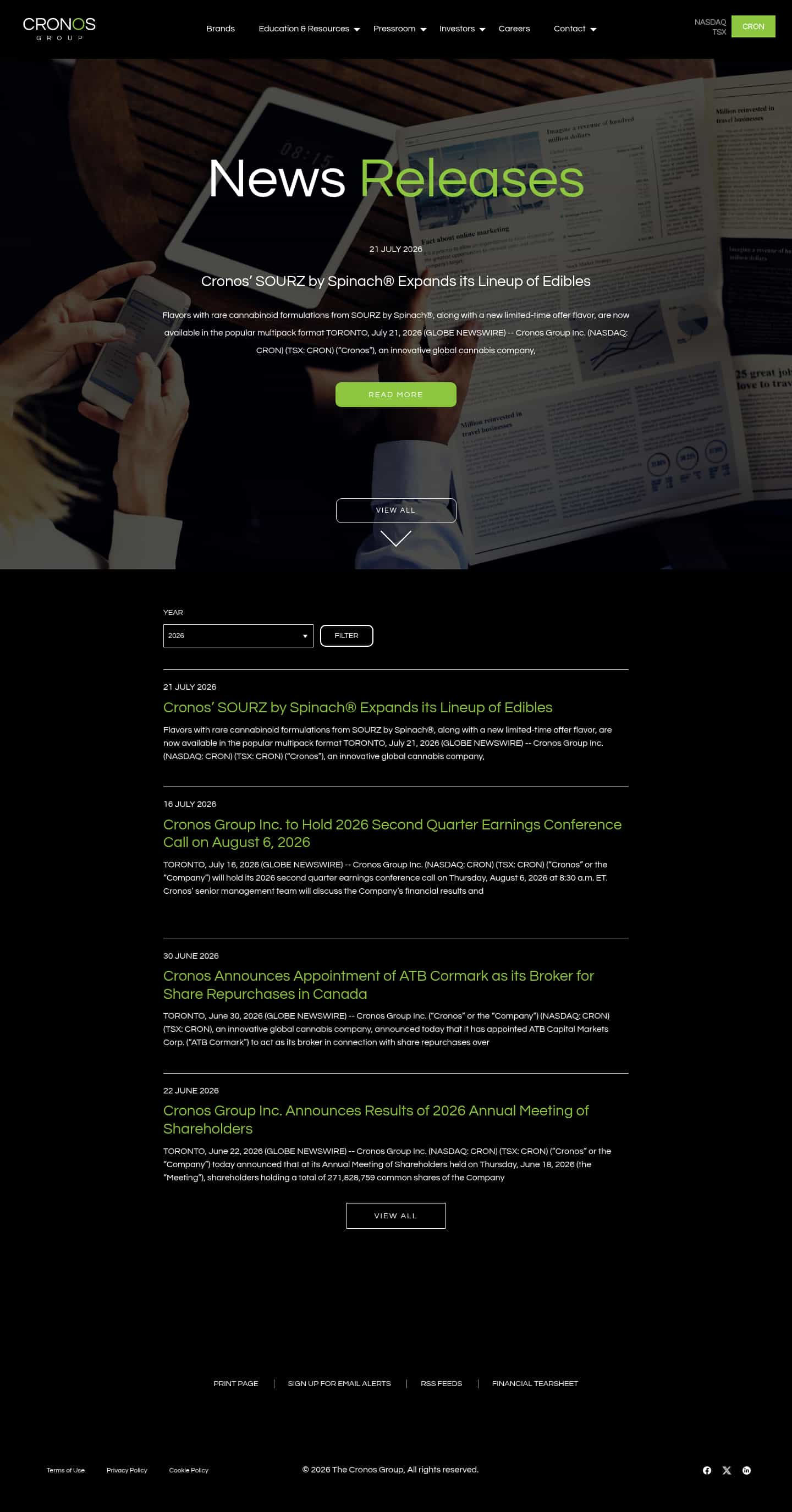 Latest website image capture
