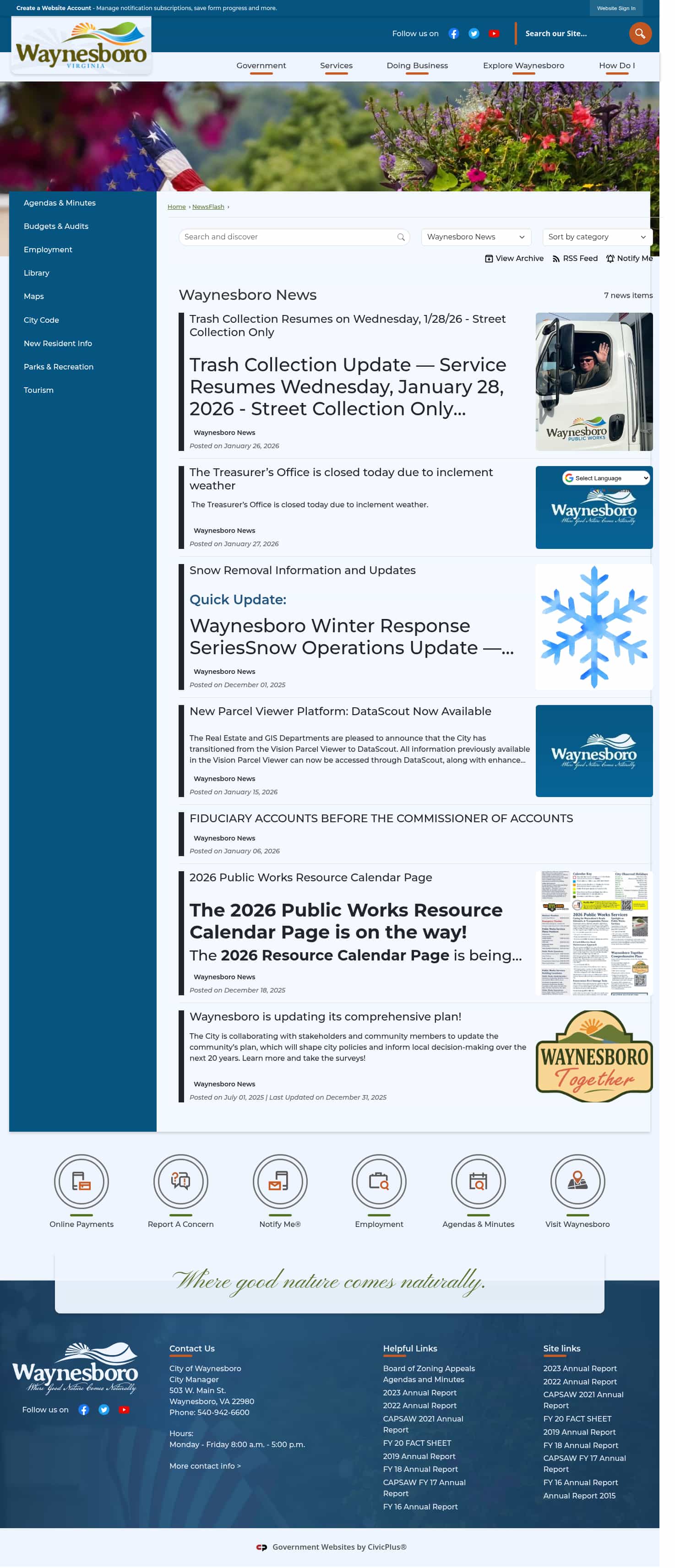 Latest website image capture