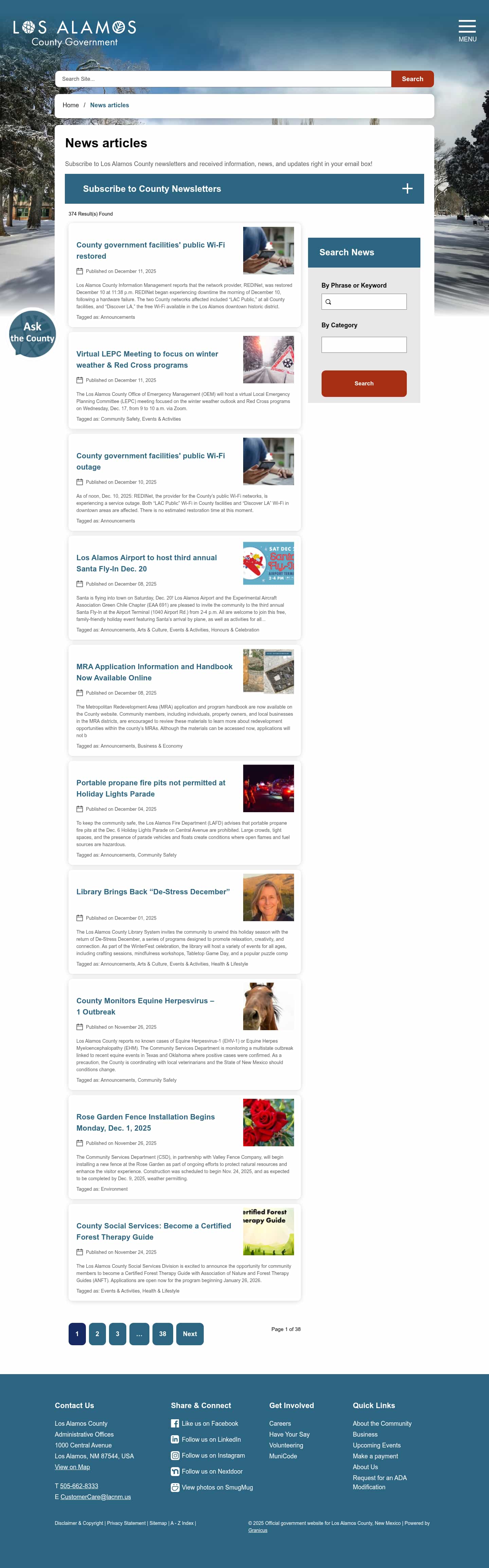 Latest website image capture