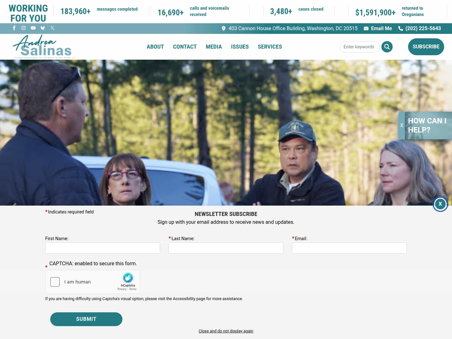 Latest website image capture