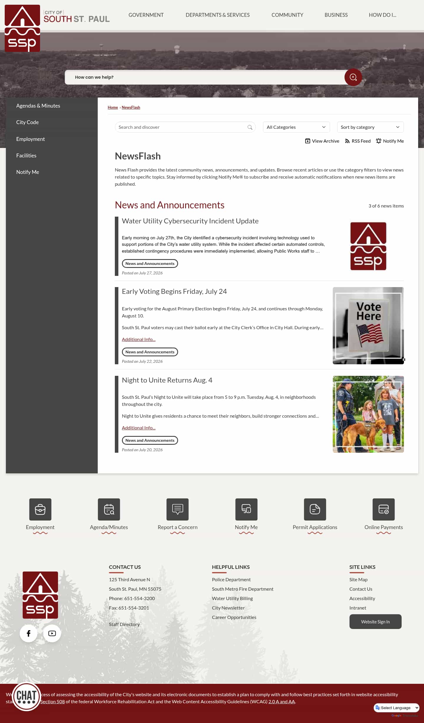 Latest website image capture