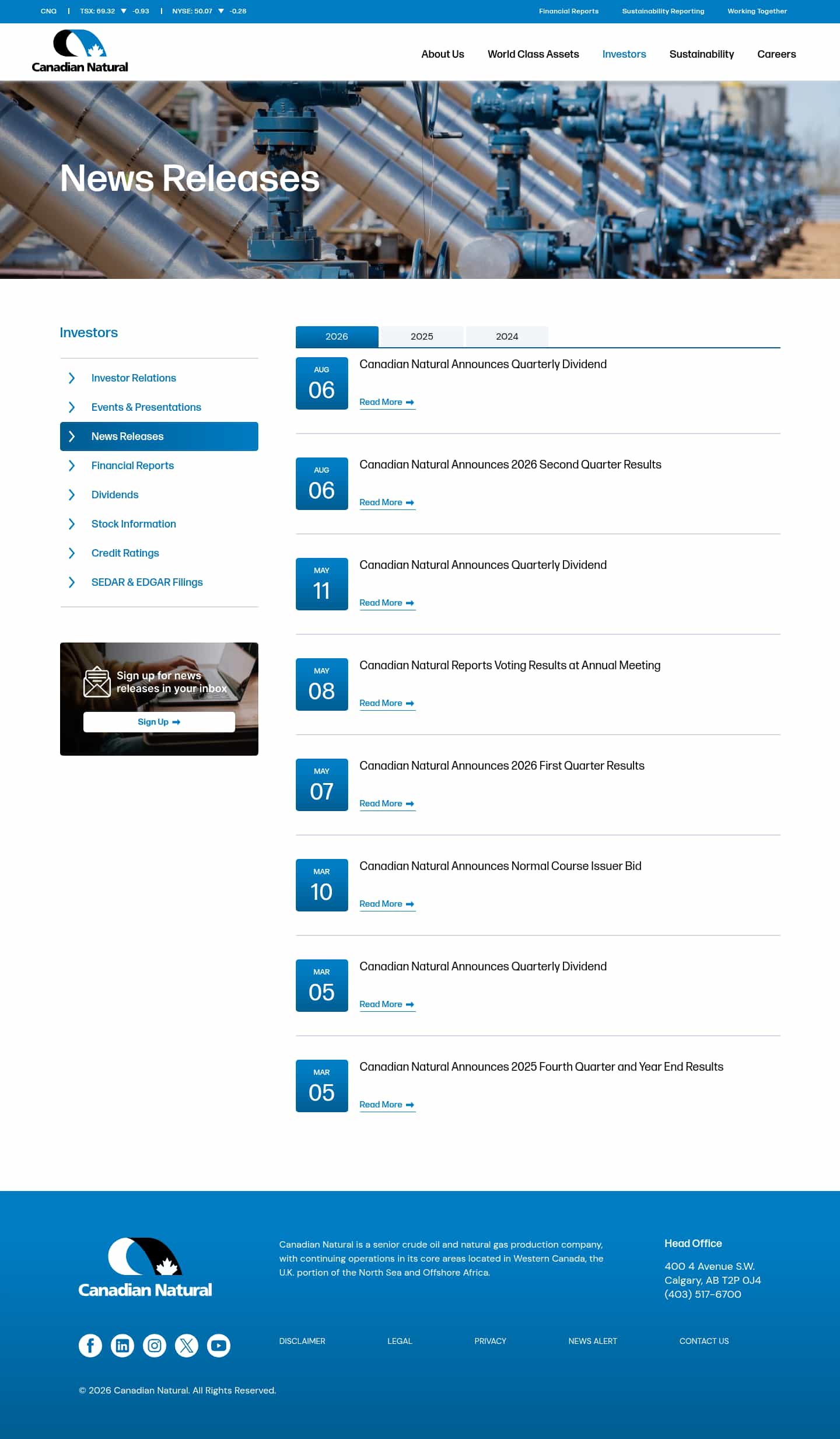 Latest website image capture
