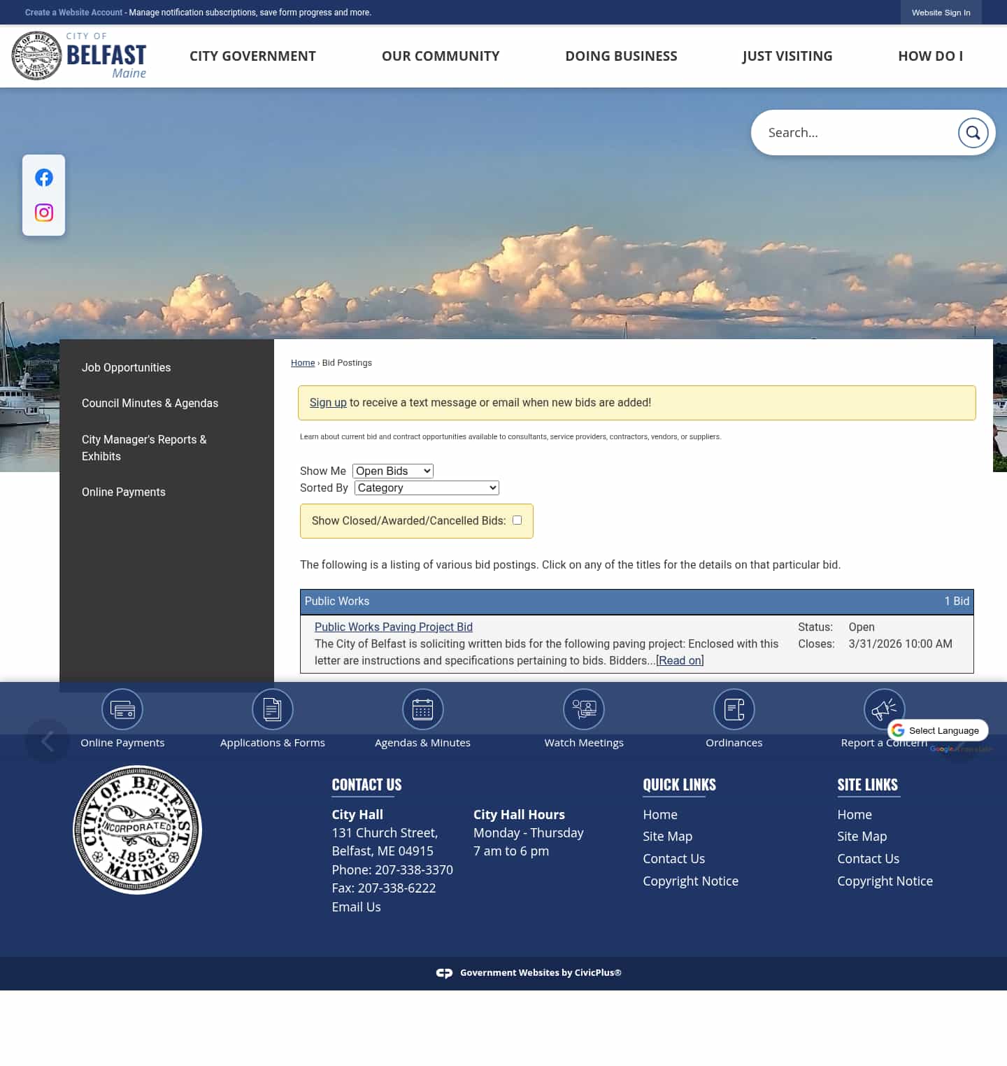 Latest website image capture