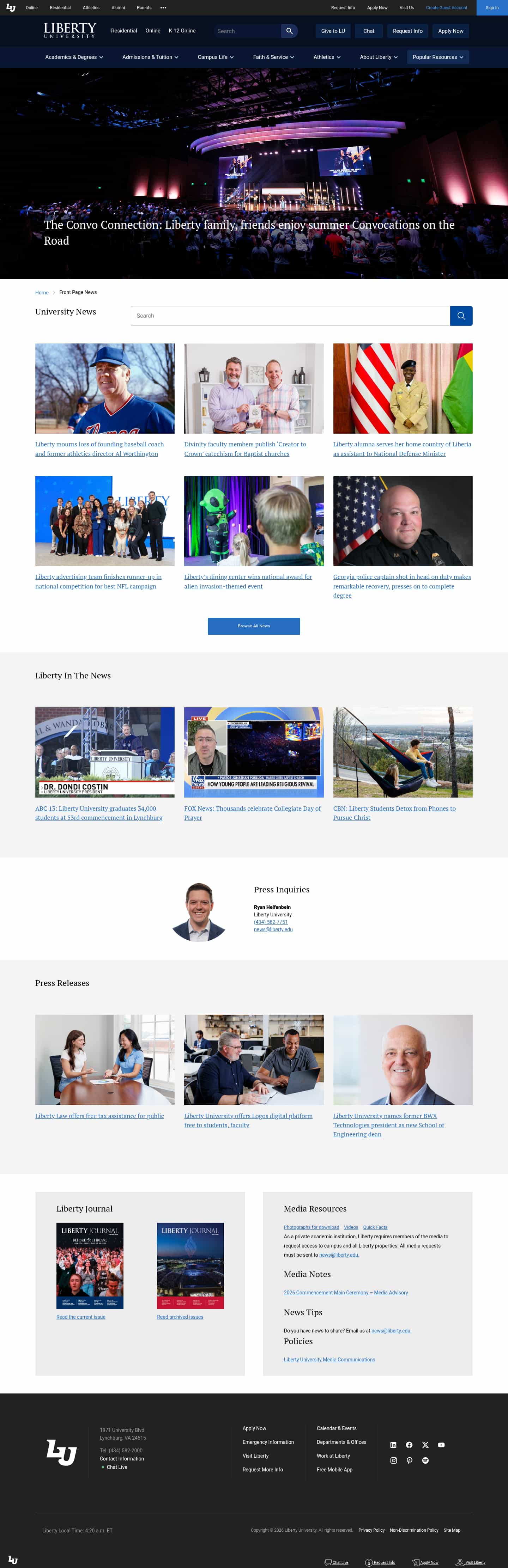 Latest website image capture