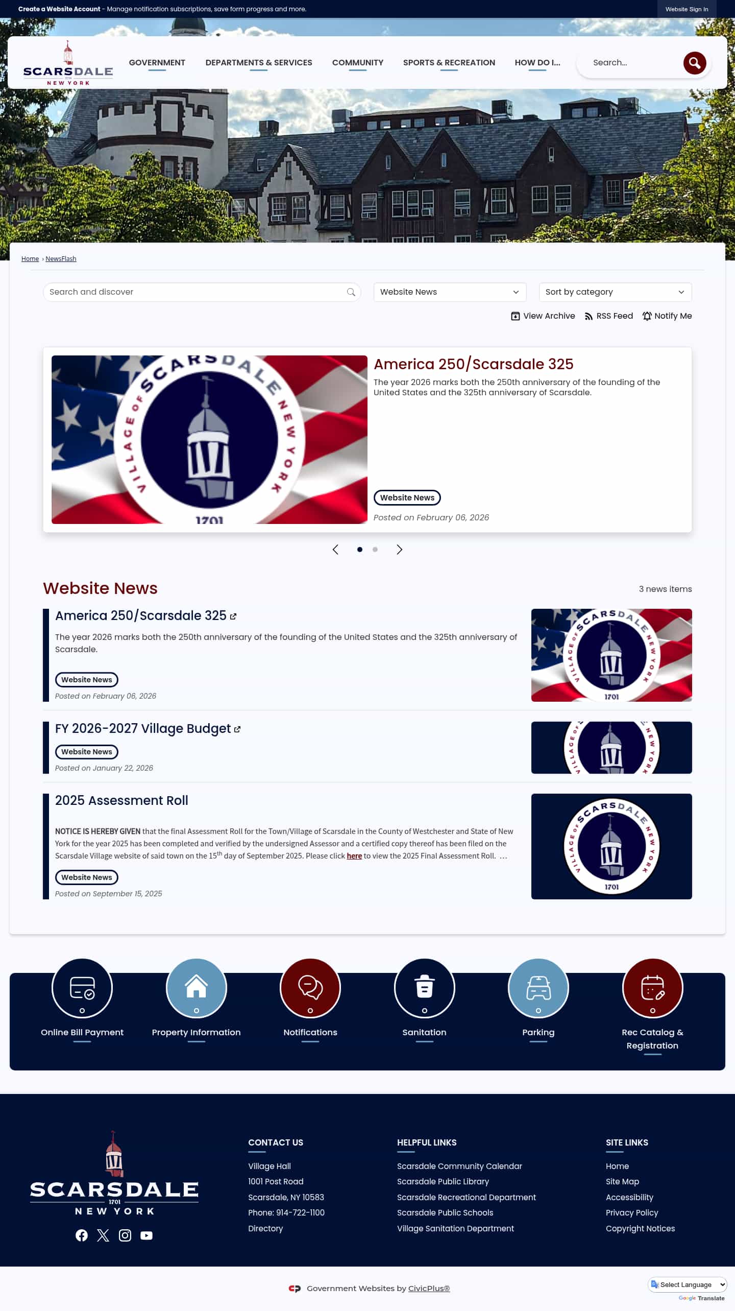 Latest website image capture