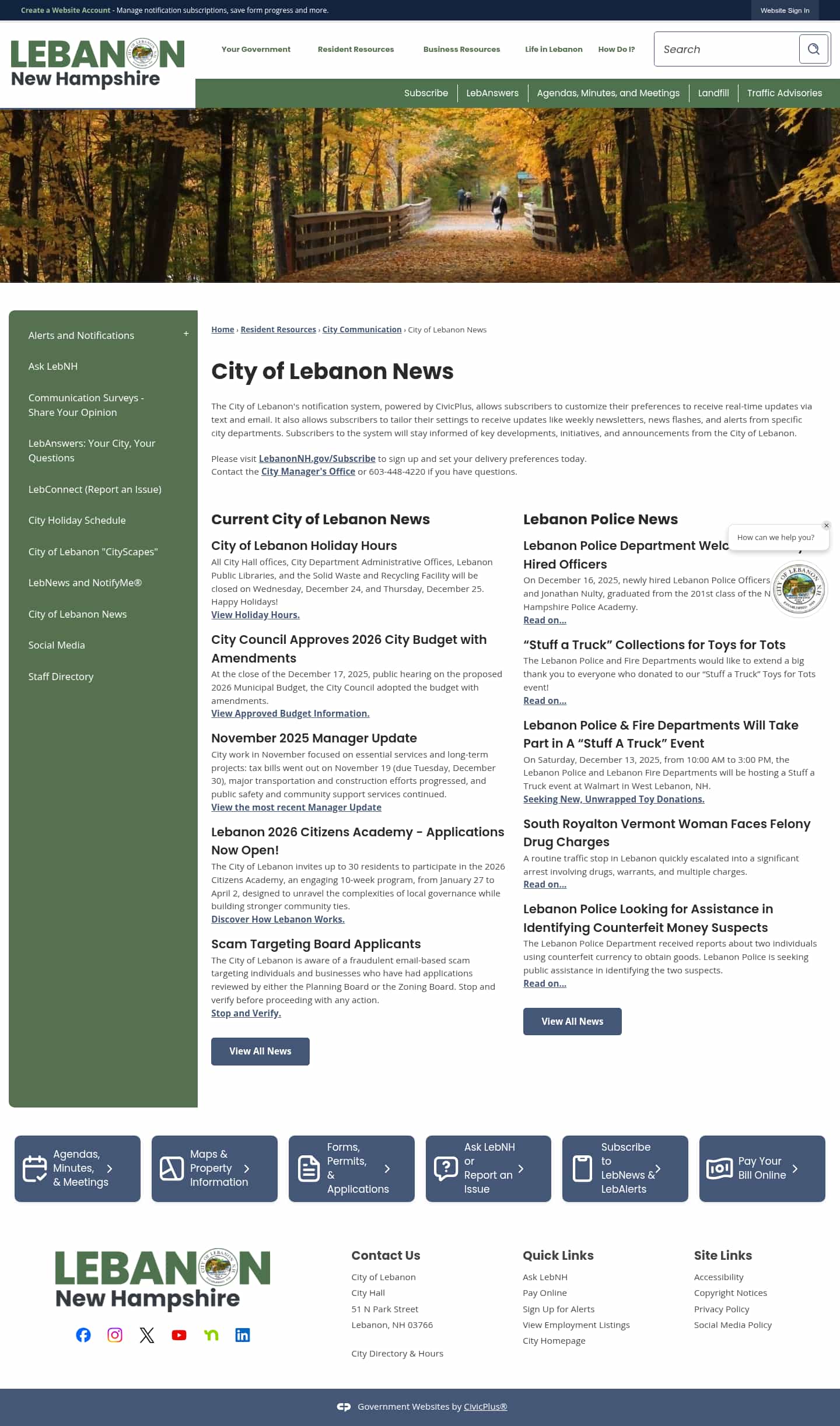 Latest website image capture