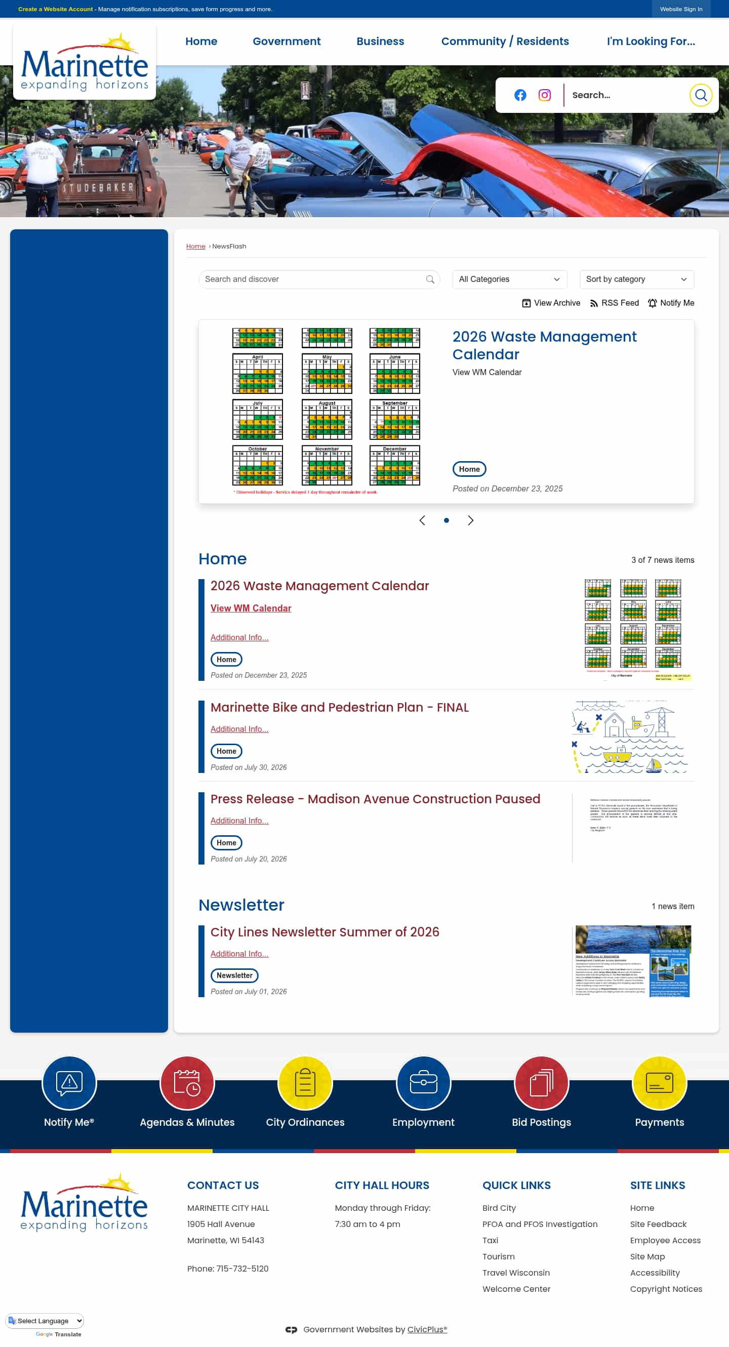 Latest website image capture