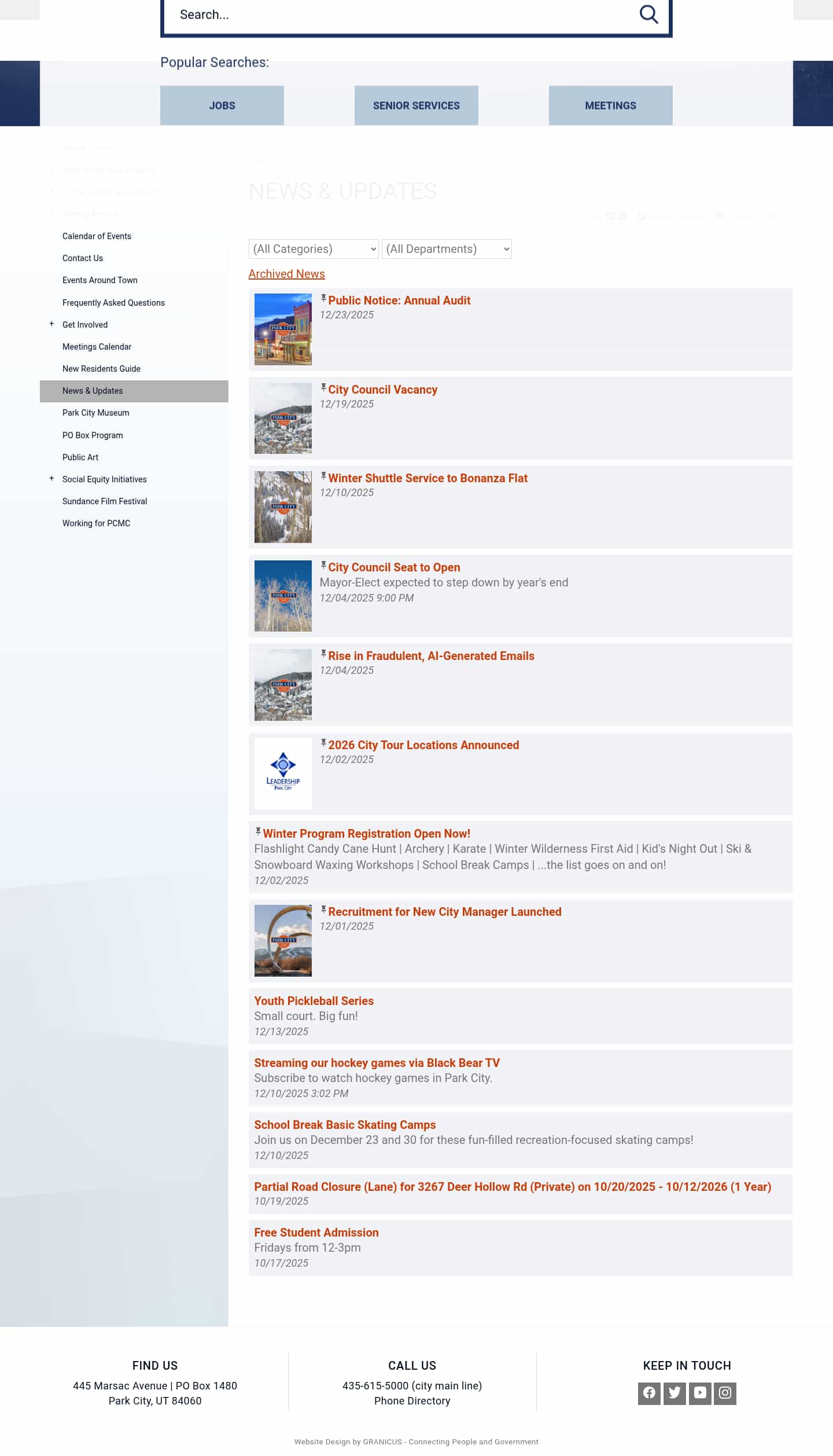 Latest website image capture