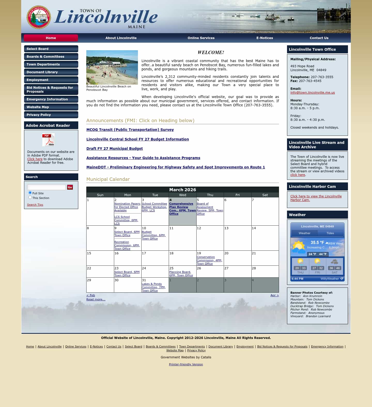 Latest website image capture