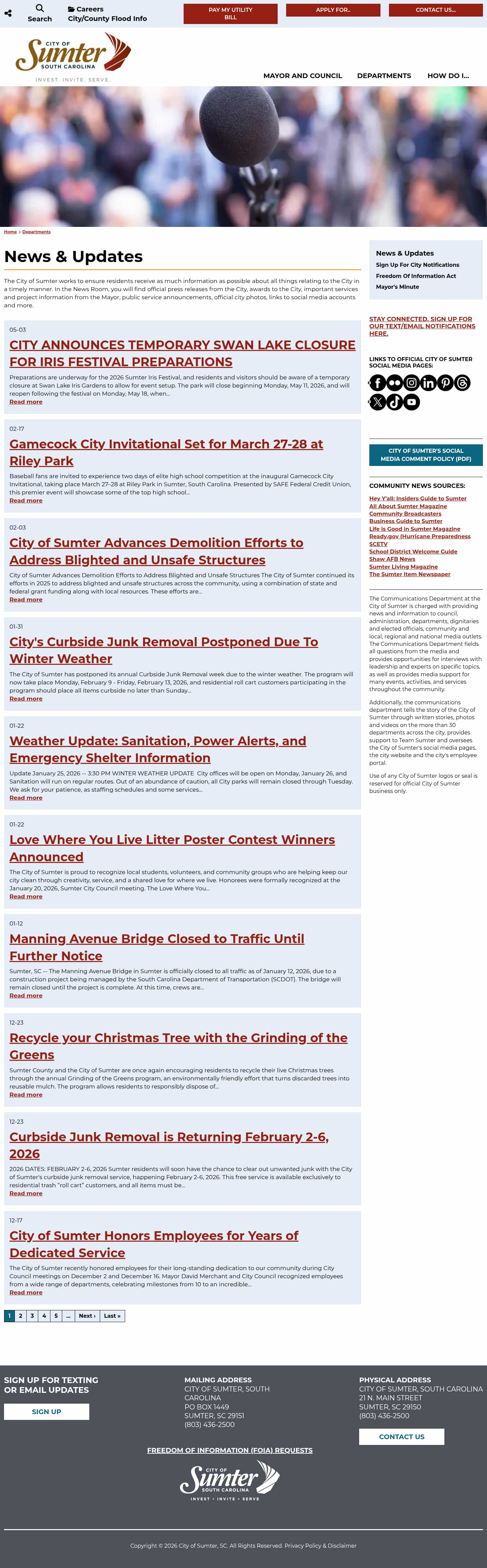 Latest website image capture